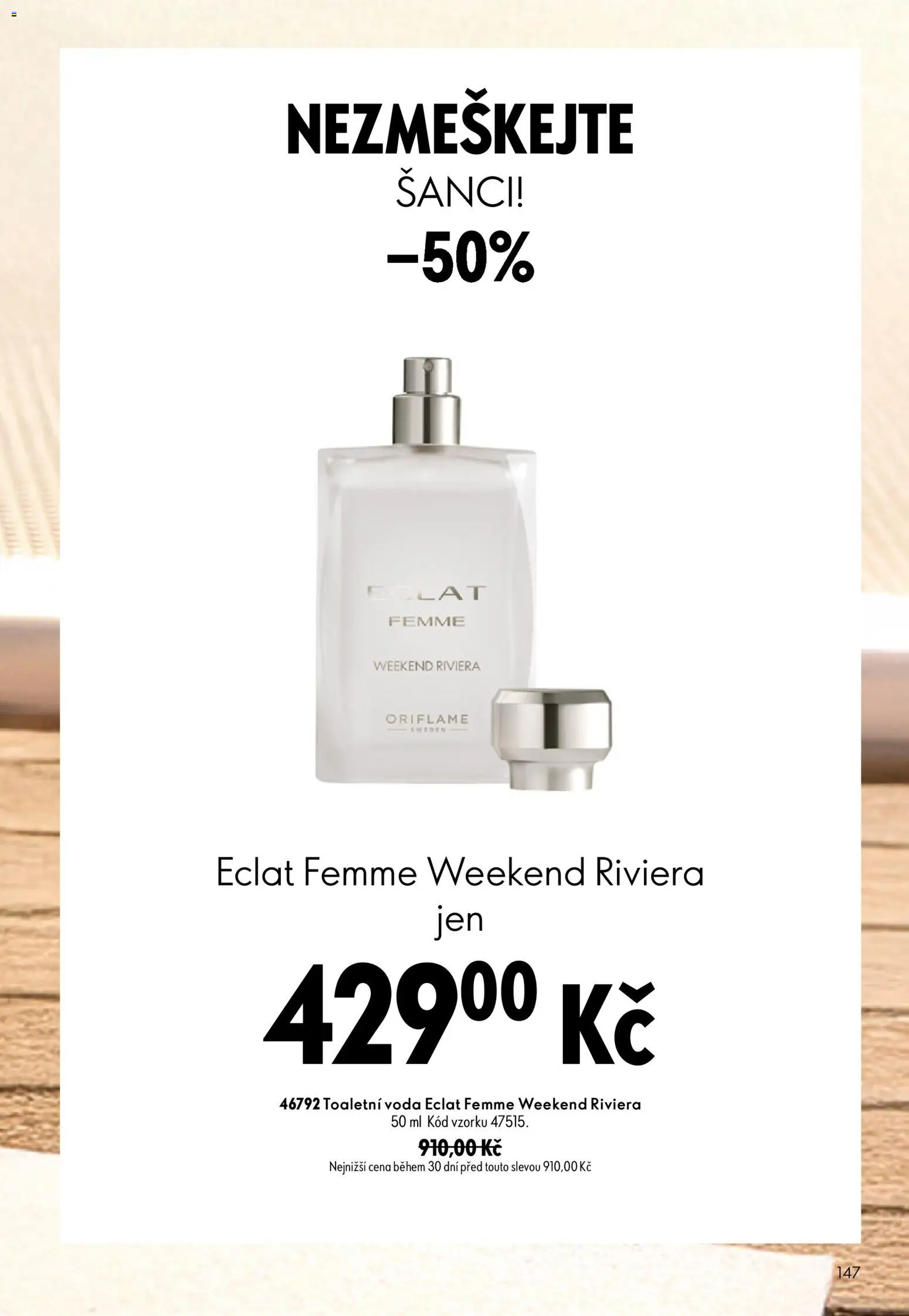 Oriflame katalog č. 13/2026 od 09.09.2026 | Strana: 147 | Produkty: Voda, Toaletní voda