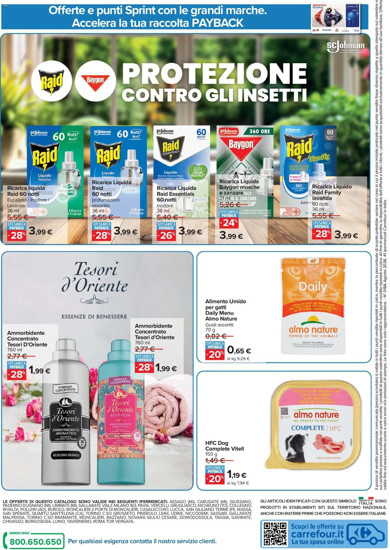 Volantino Carrefour del 06/08/2026 | Pagina: 20 | Prodotti: Pollo, Vitello, Scaffale, Lavanda