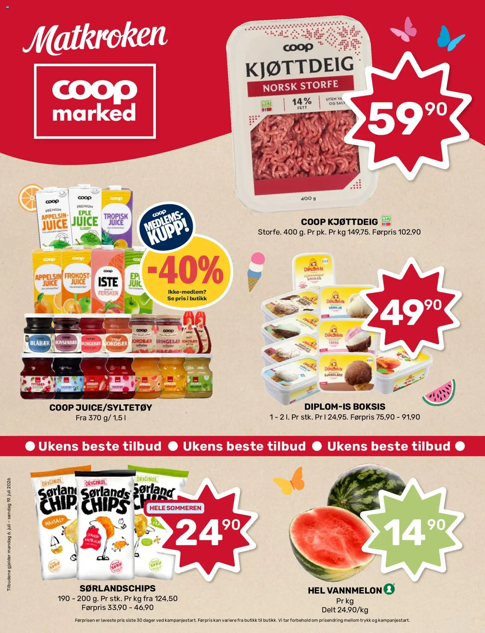 Coop Marked kundeavis (06/07/2026 – 12/07/2026) – Kundeavis og tilbud
