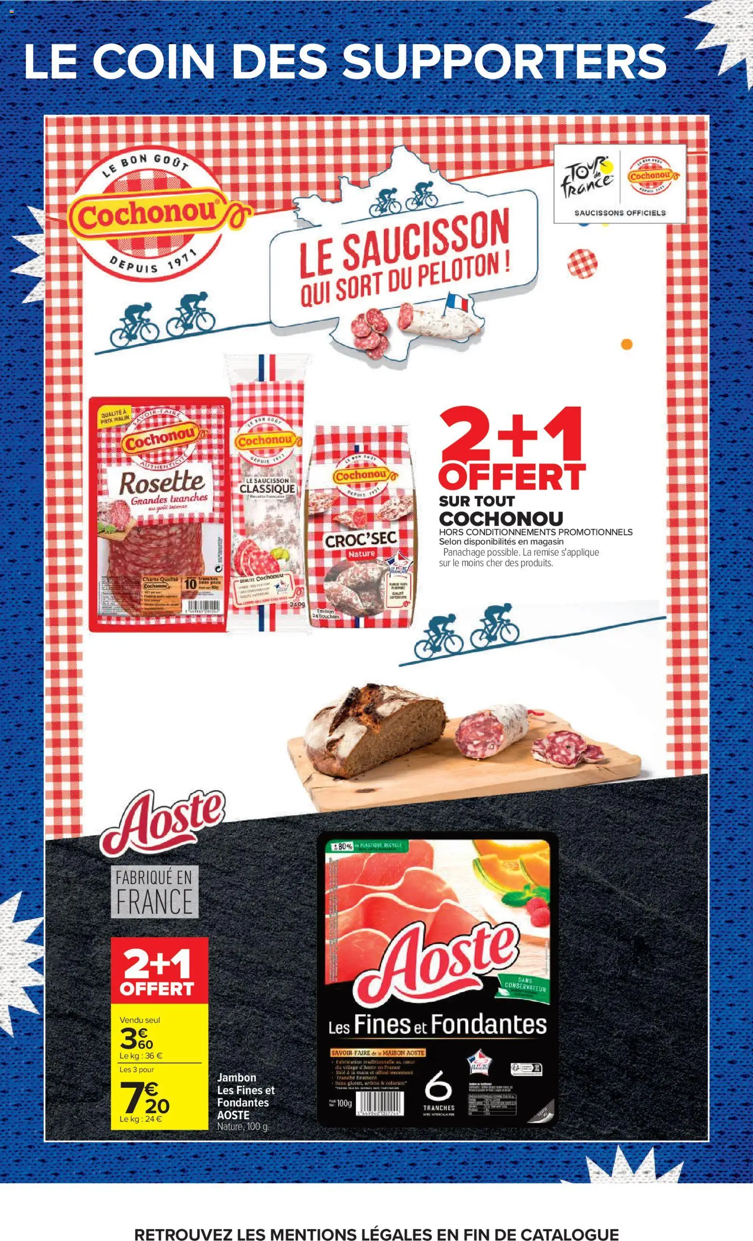 {H1} | Page: 4 | Produits: Saucisson, Jambon