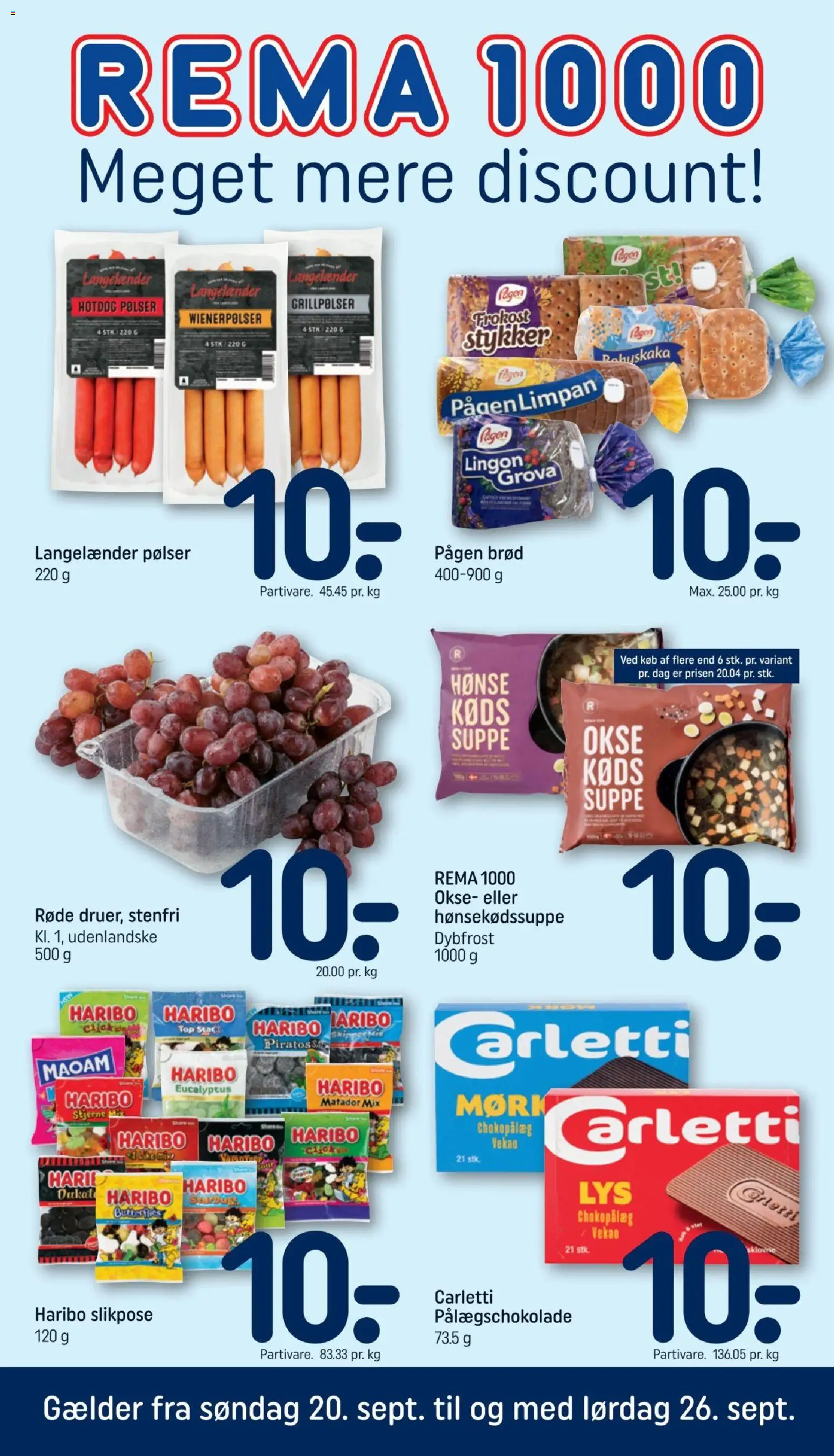 Rema 1000 uge 39 Søndag 20 September Bedste Tilbud