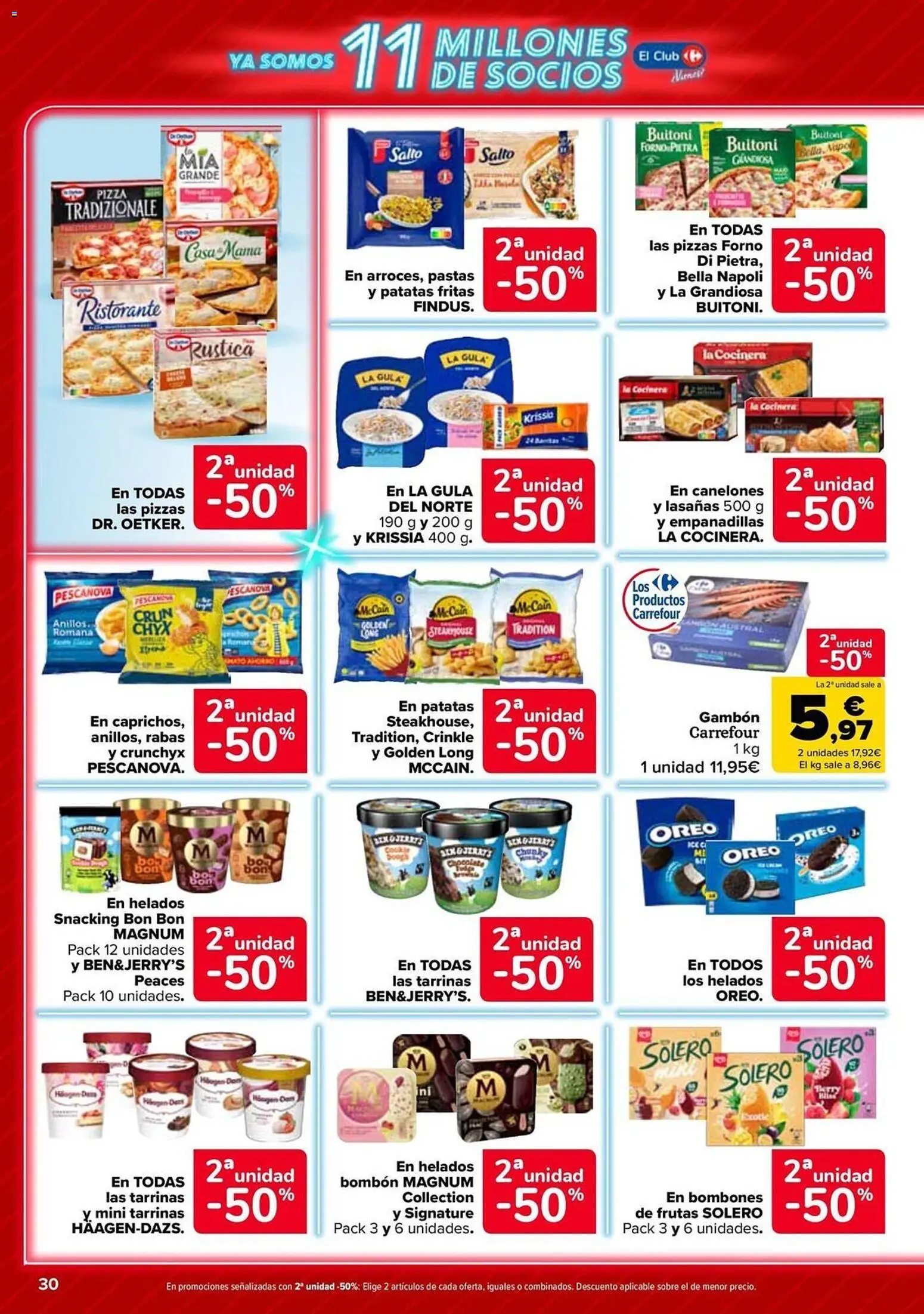 Carrefour folleto │ válido desde el 12.05.2026 | Página: 30 | Productos: Pizza, Canelones