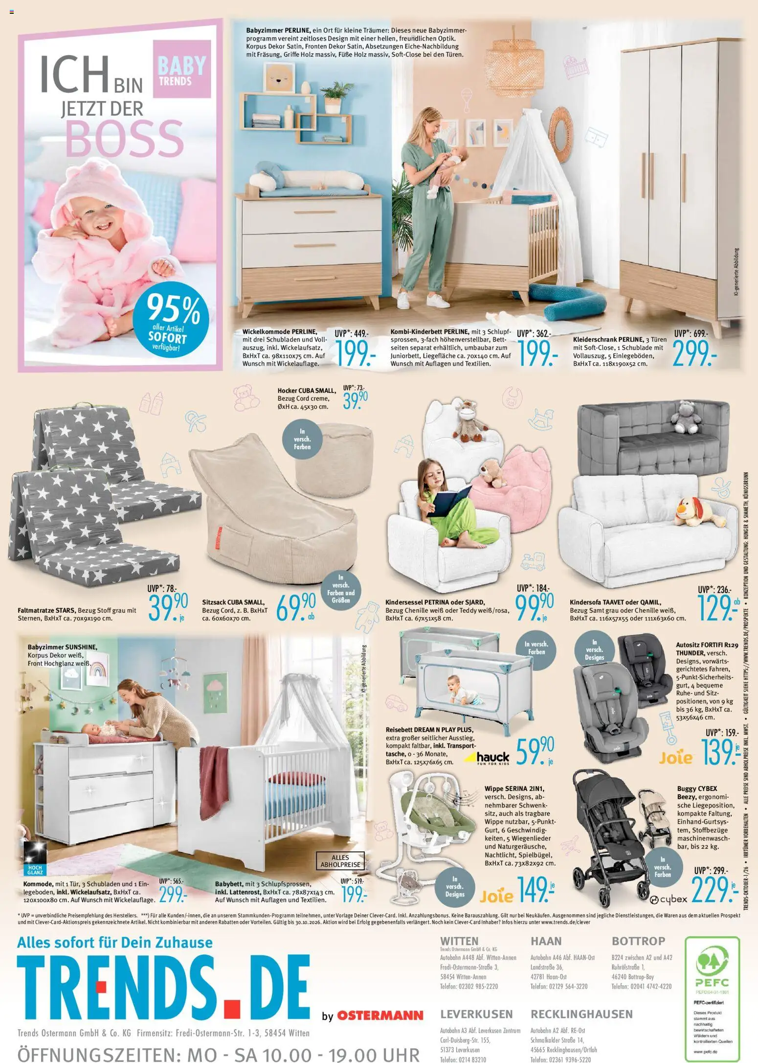 Trends Prospekt – gültig ab 10.10.2026 | Seite: 8 | Produkte: Sitzsack, Kleiderschrank, Kindersessel, Telefon