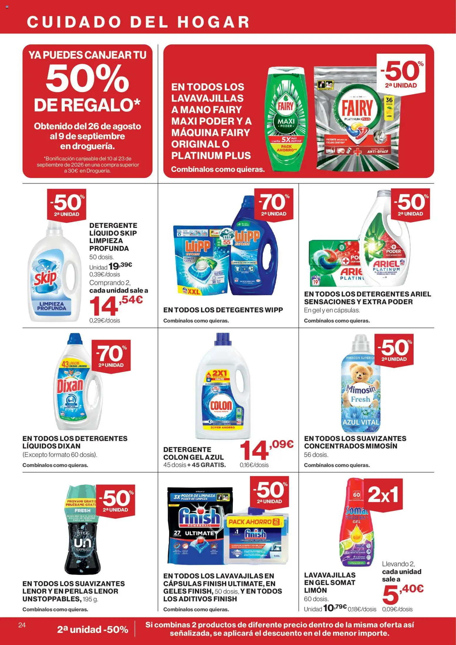 El Corte Inglés ofertas │ válido desde el 10/09/2026 | Página: 24 | Productos: Perfume, Cápsulas, Limón, Lavavajillas