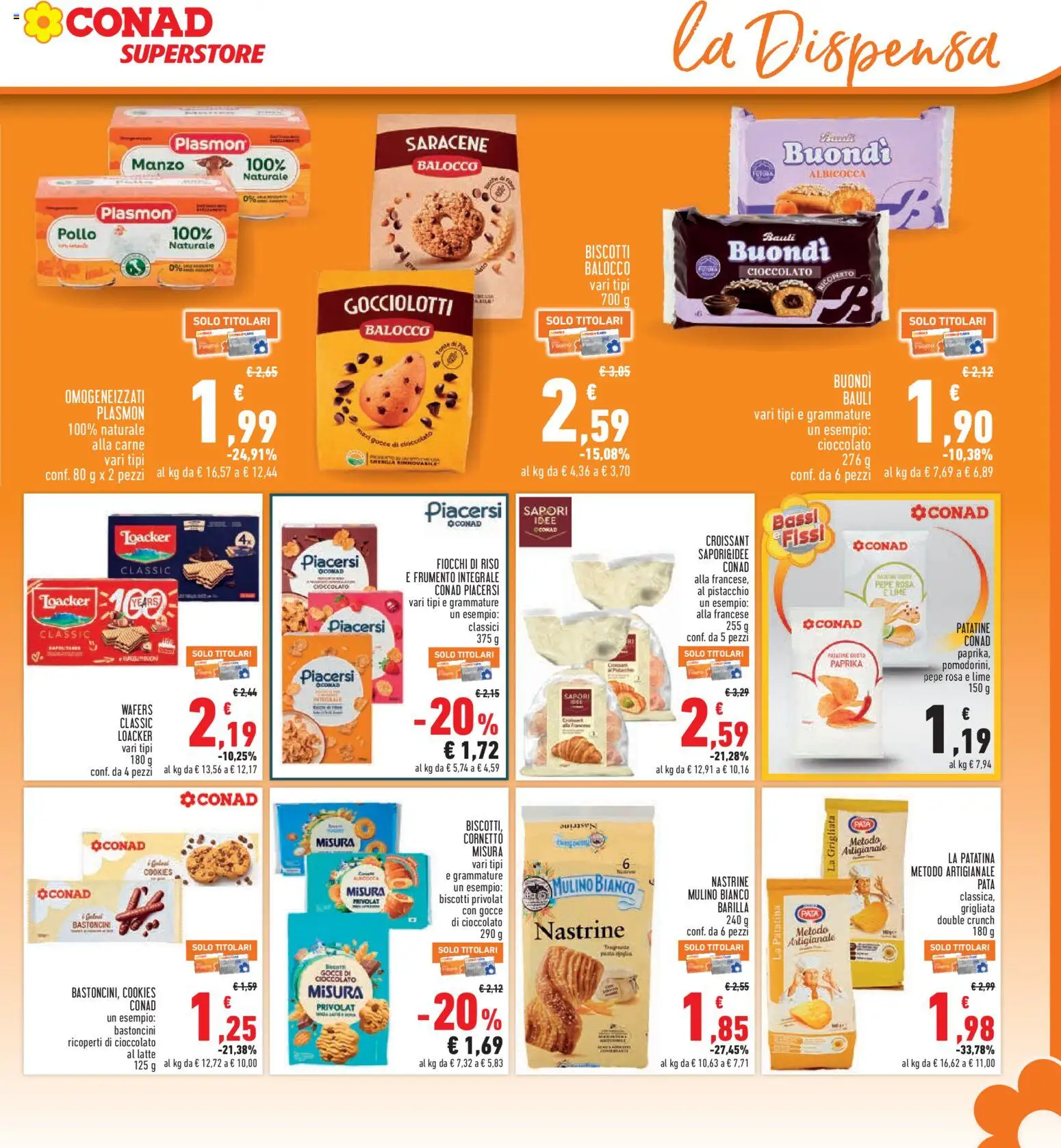 Volantino Conad del 02/07/2026 | Pagina: 17 | Prodotti: Pollo, Manzo, Biscotti, Latte