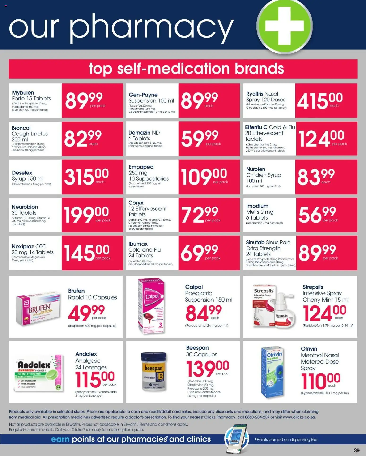 New Clicks catalogue – valid from 11/08/2026 | Page: 39 | Products: Tablet, Lozenges, Syrup