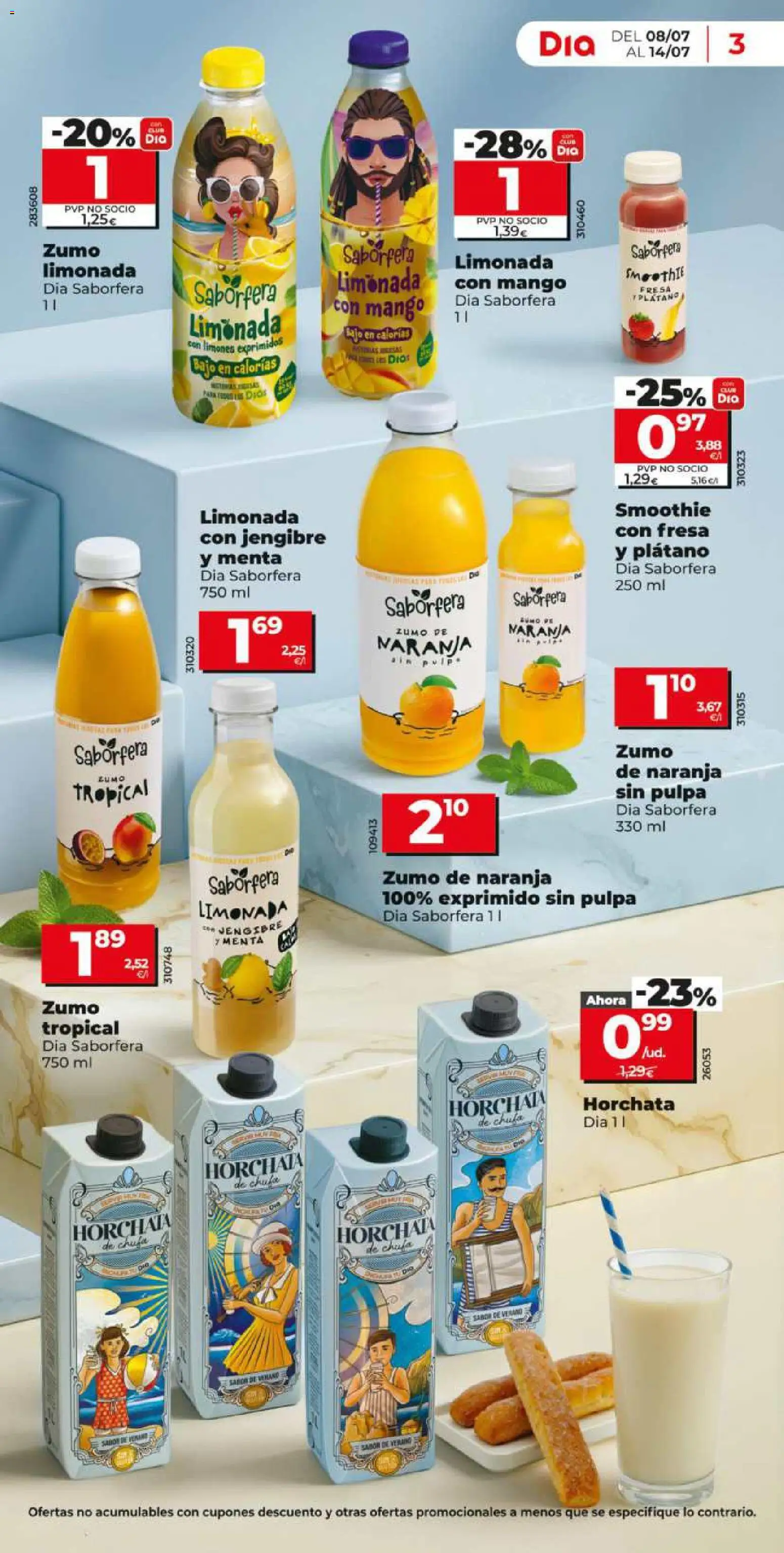 Dia - folleto Market │ válido desde el 08/07/2026 | Página: 3 | Productos: Ροζ πιπέρι, Limonada, Ρούτερ, Κορνίζα
