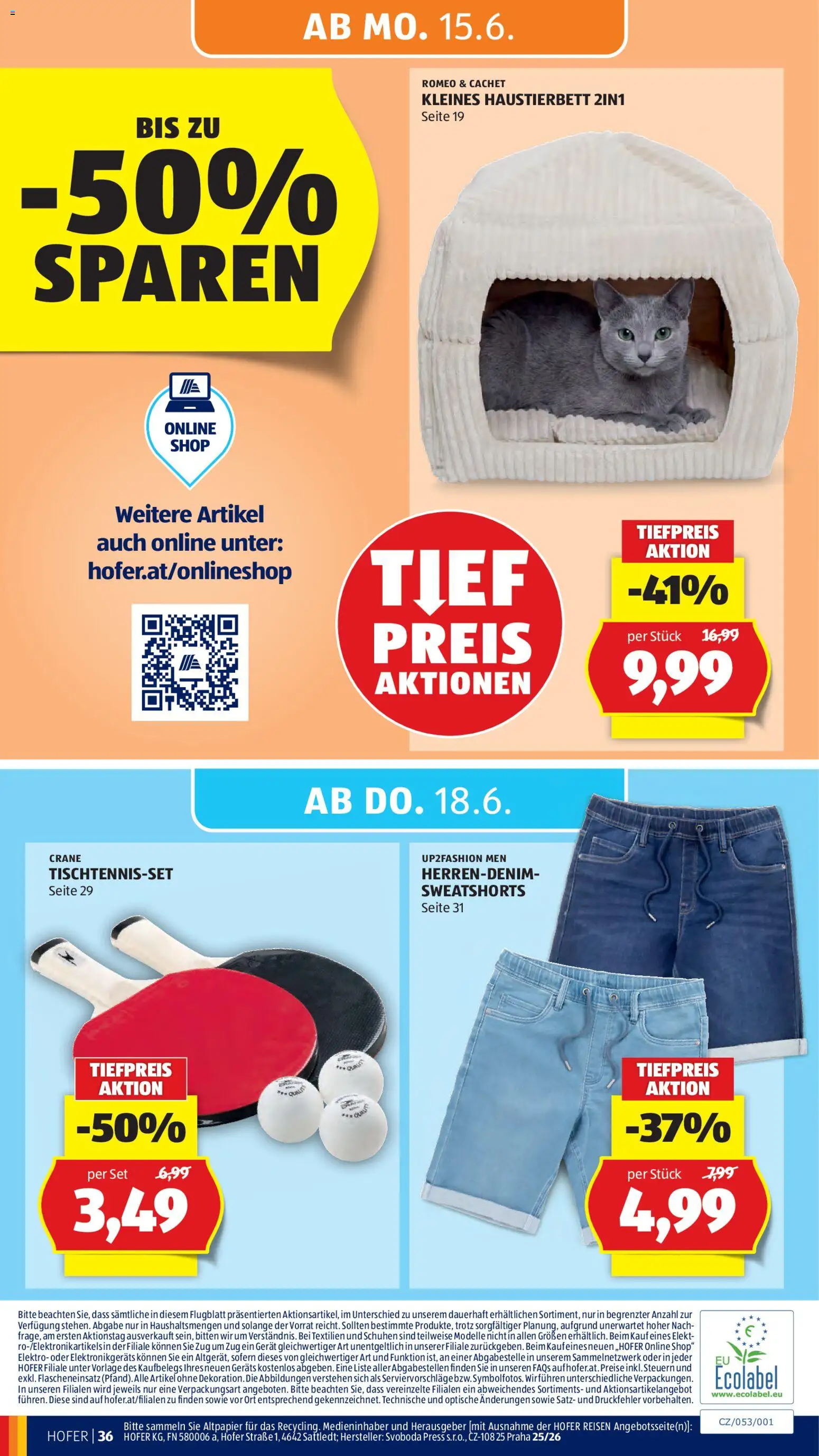 Hofer AT akciós ujság - amely érvényes a következő dátumtól: 12.06.2026 | Oldal: 40