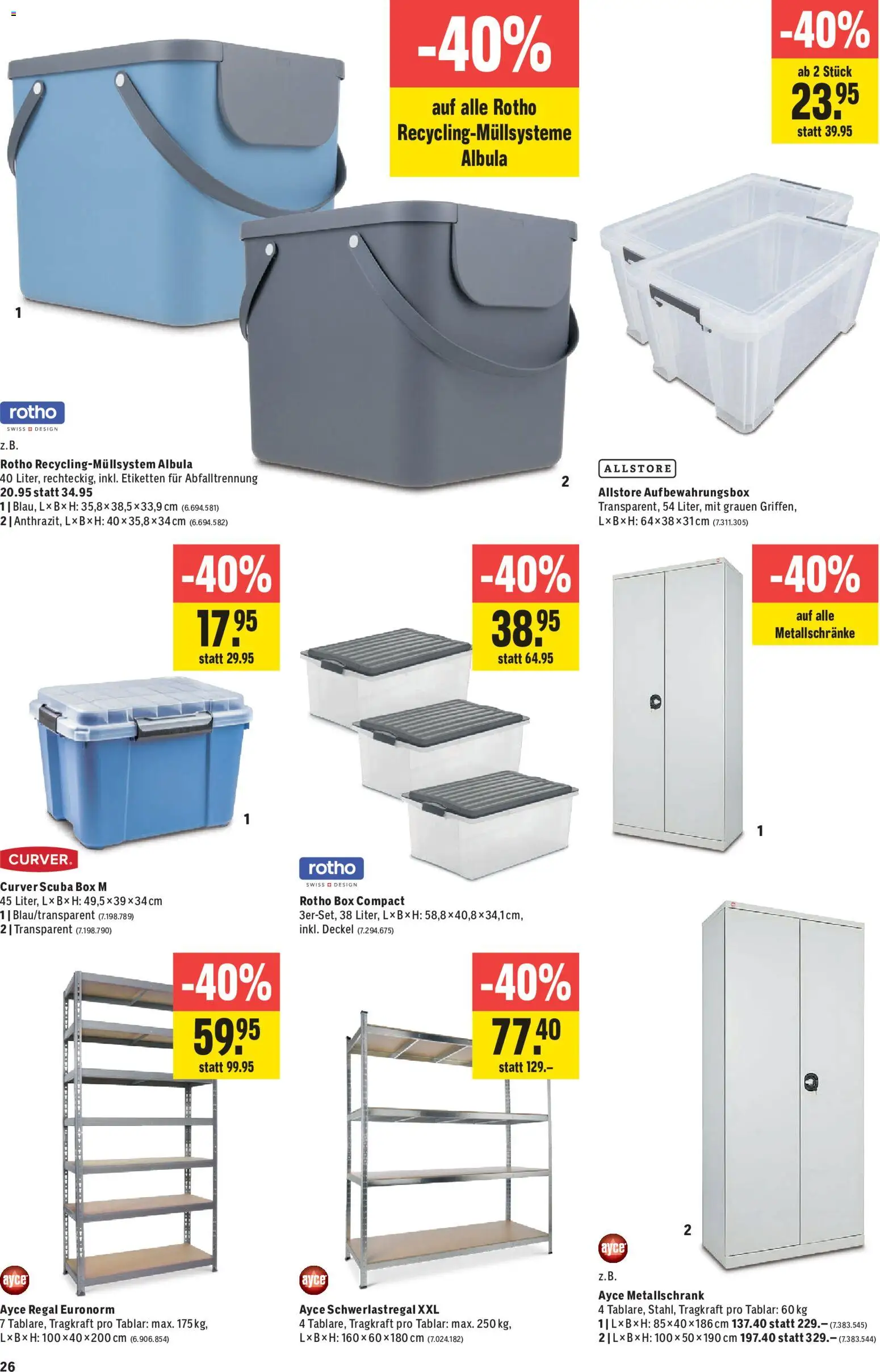 Jumbo aktionen – gültig ab 07.05.2026 | Seite: 26 | Produkte: Regal, Box