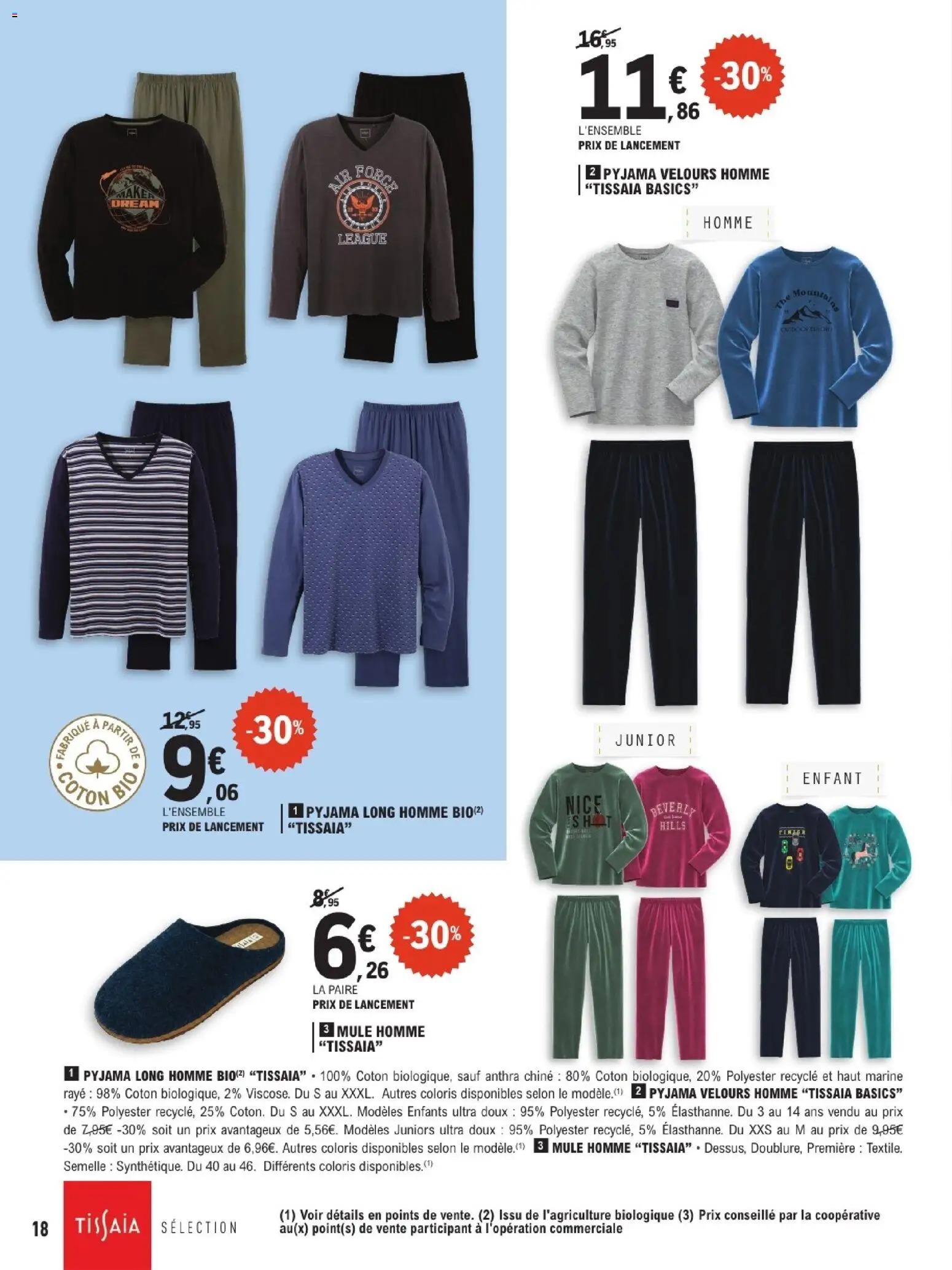{H1} | Page: 18 | Produits: Coton, Thé, Pyjama