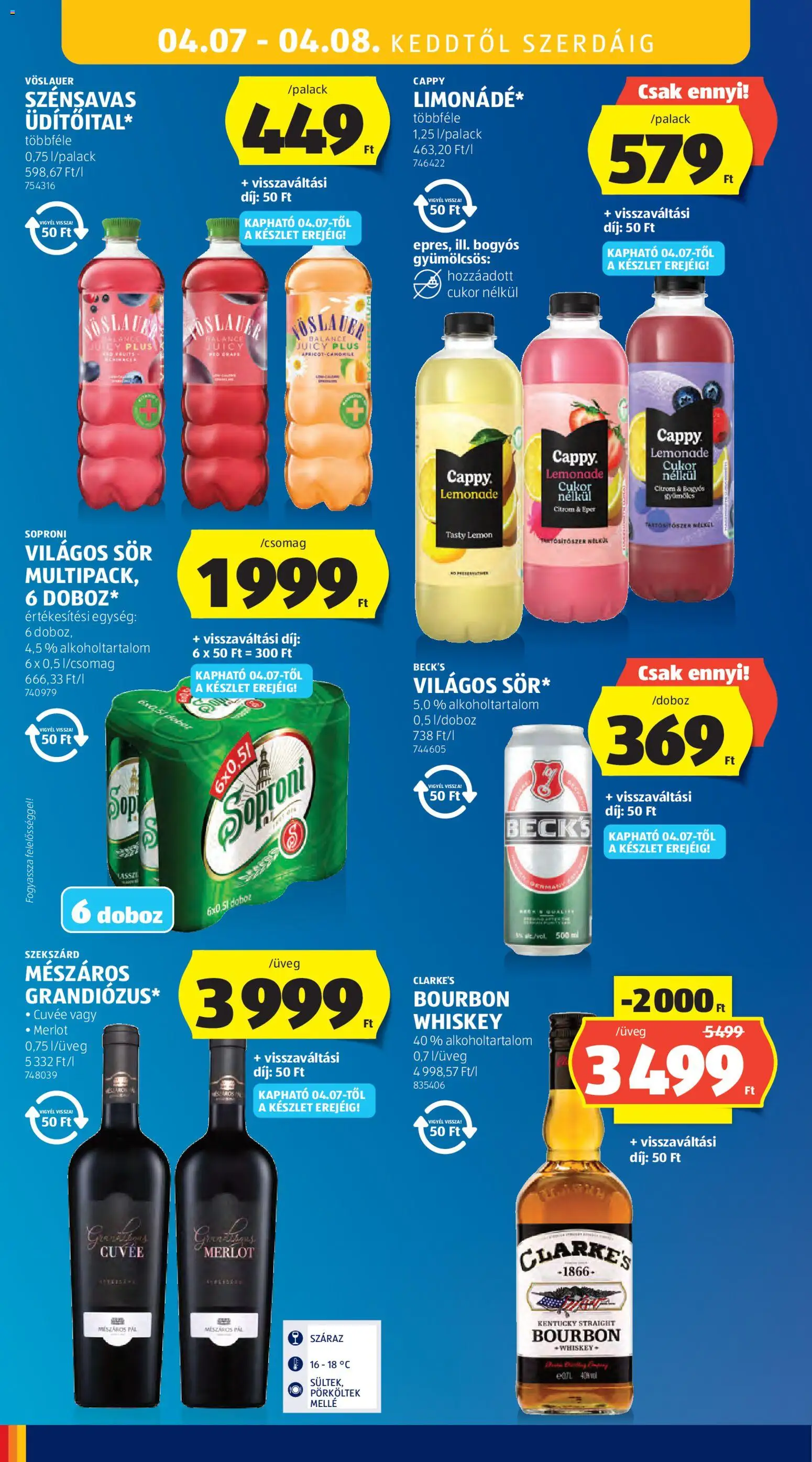 Aldi akciós ujság - amely érvényes a következő dátumtól: 2026.04.02. | Oldal: 44 | Termékek: Gyümölcs, Whiskey, Eper, Cukor
