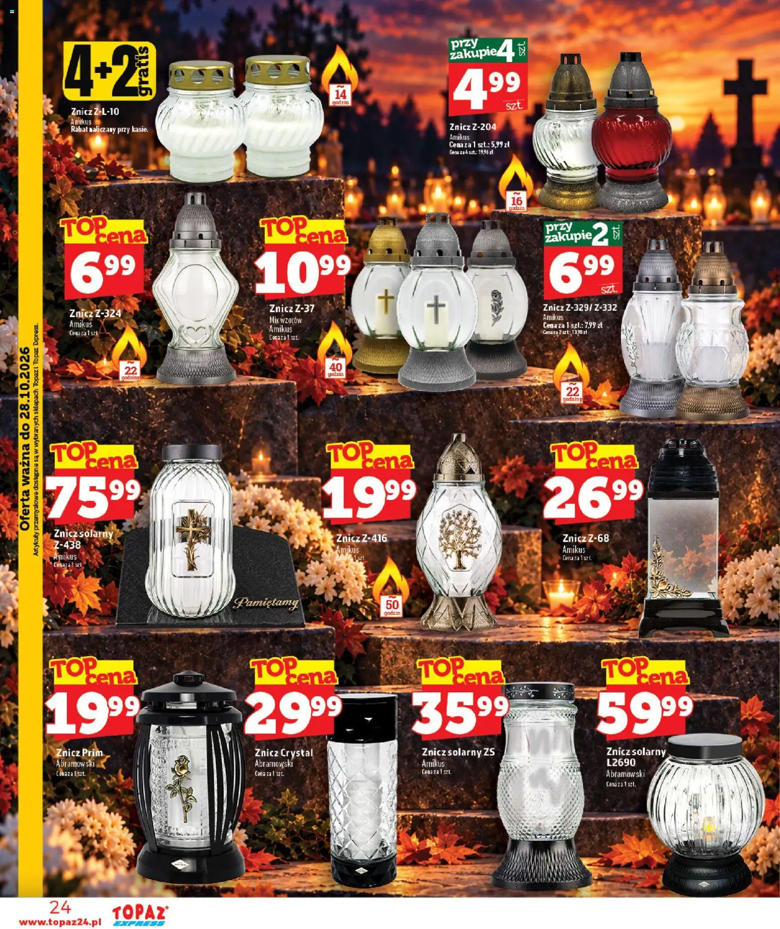 Topaz gazetka - Express od 15.10.2026 | Strona: 24 | Produkty: Artykuły przemysłowe