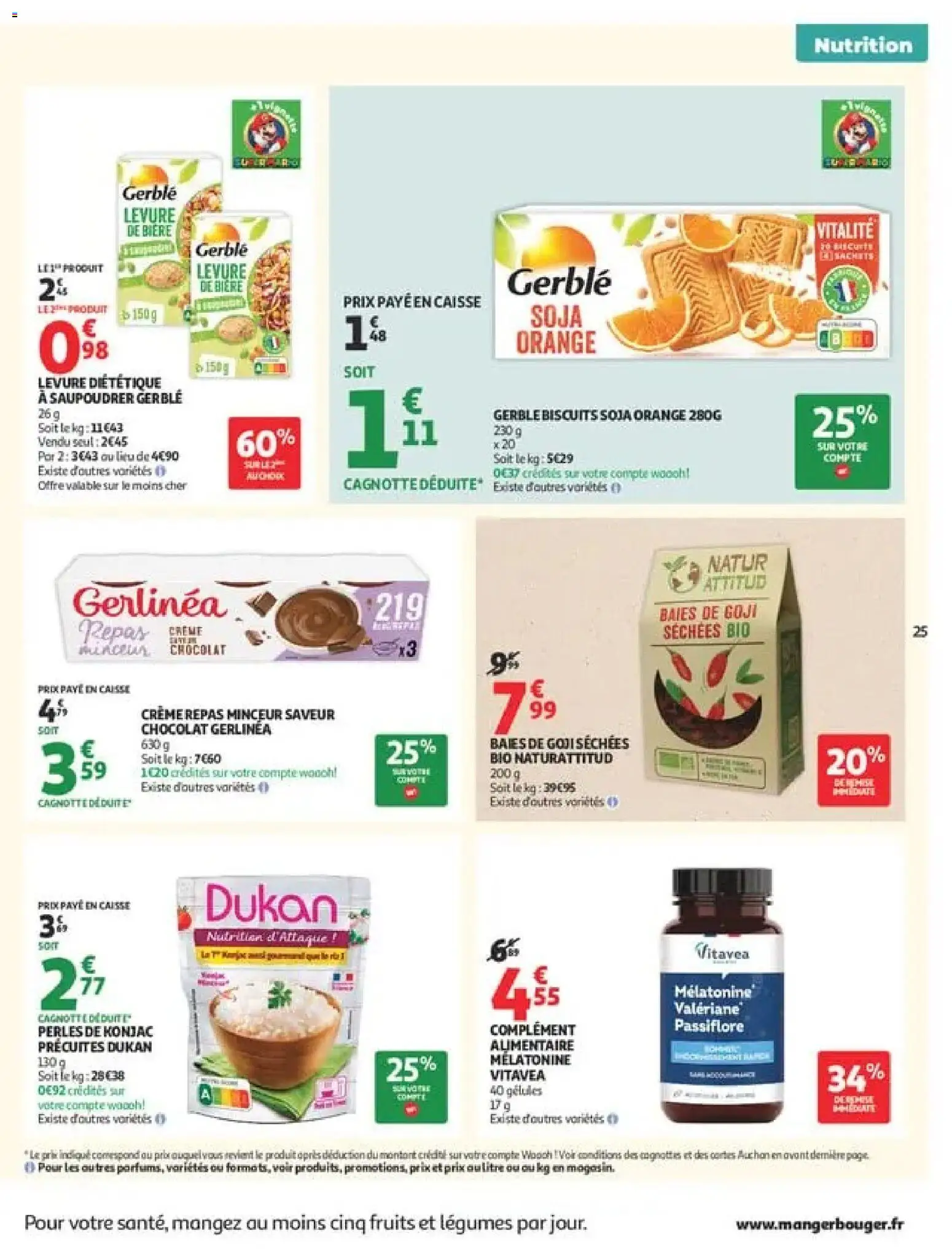 {H1} | Page: 25 | Produits: Orange, Levure, Bière, Crème