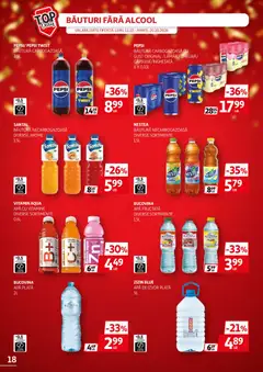 Ofertele Auchan valabile de la 12.10.2026 | Pagină: 18 | Produse: Zizin, Pepsi, Aqua, Mango