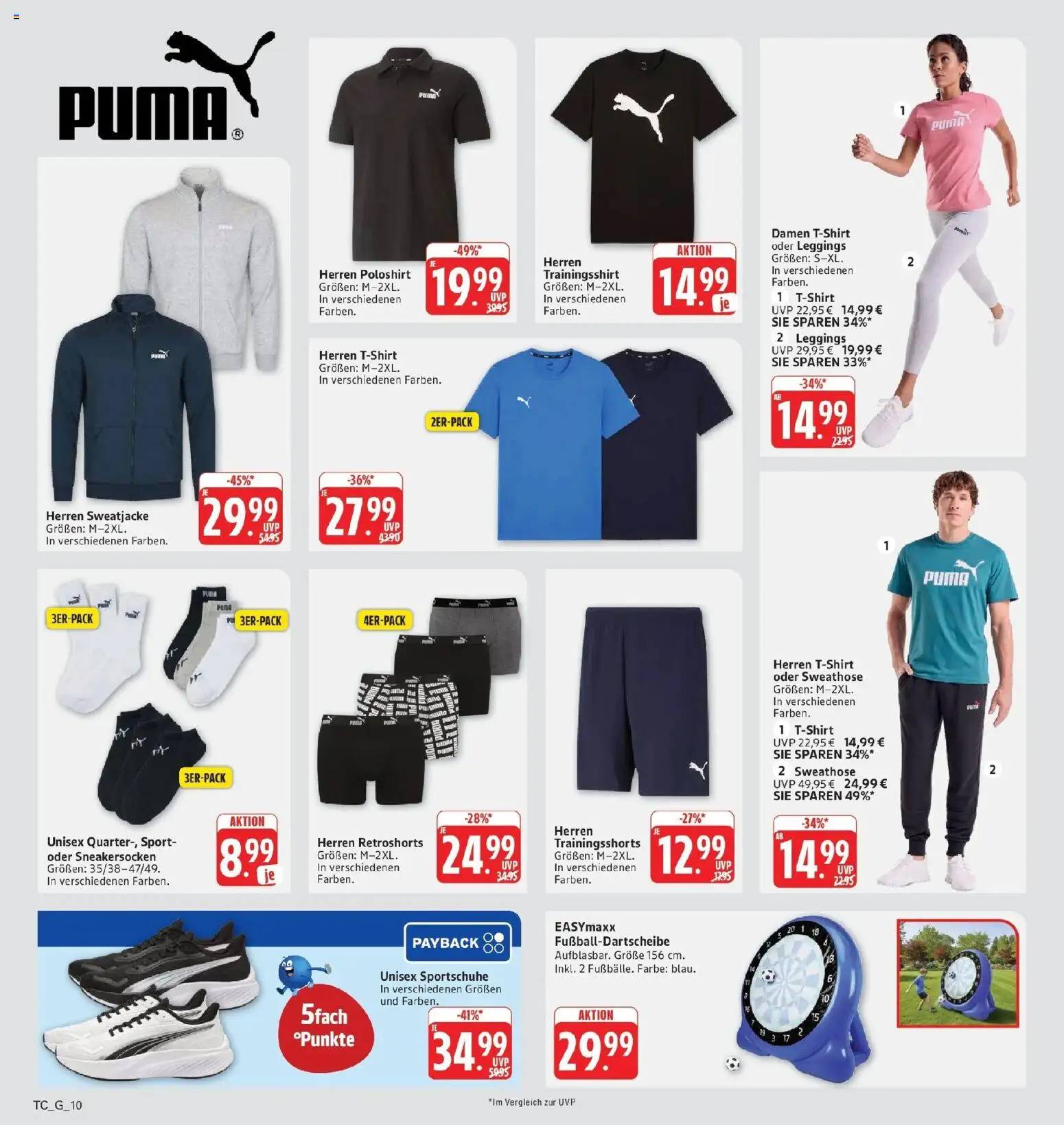 Edeka Prospekt Eislingen (ab 31.08.2026) » Angebote Online | Seite: 38 | Produkte: Sweathose, Sweatjacke, Poloshirt, Leggings