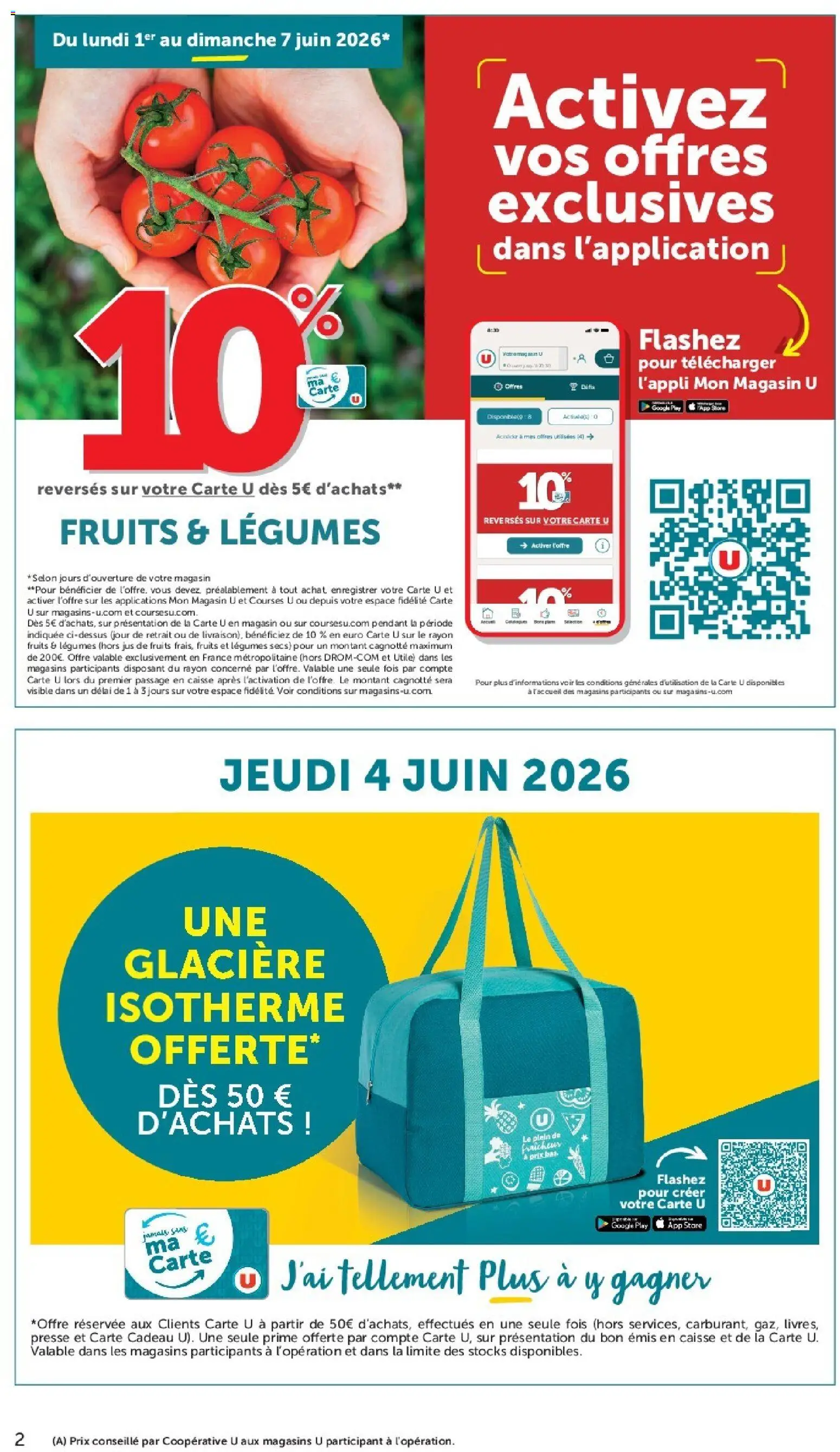 {H1} | Page: 2 | Produits: Store, Glacière, Jus