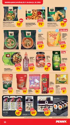 Náhled letáku SRIRACHA MEI TAI*, různé druhy 500 ml od 30.09.2026 | Strana: 11