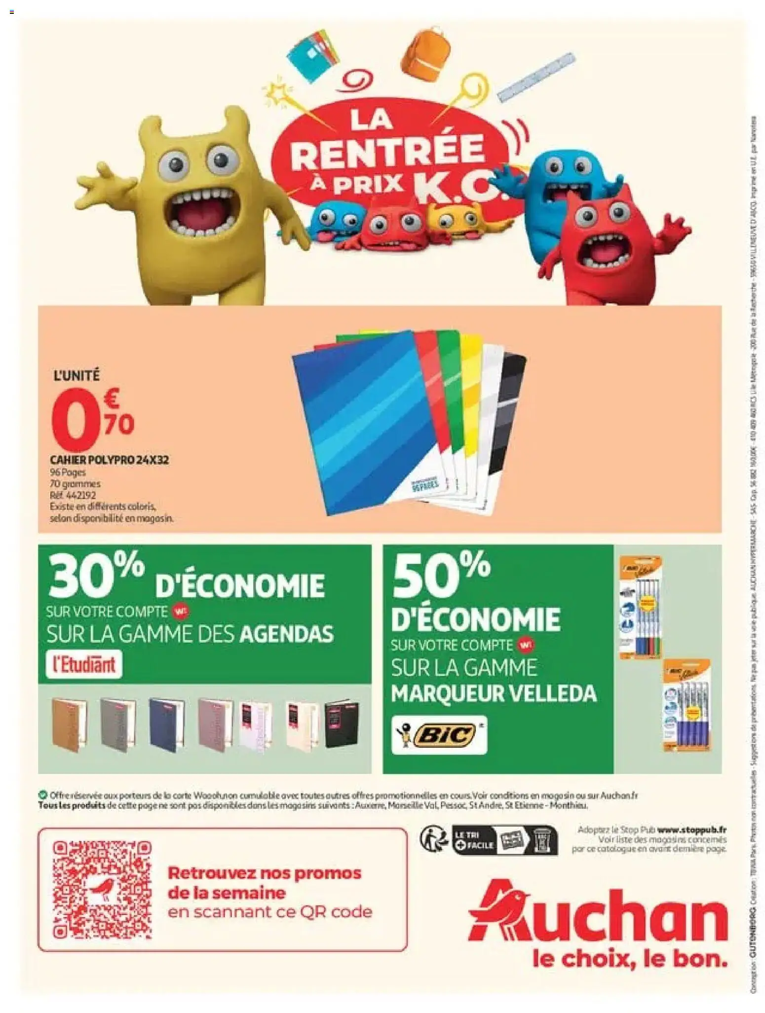 {H1} | Page: 40 | Produits: Cahier, Agenda, Notebook