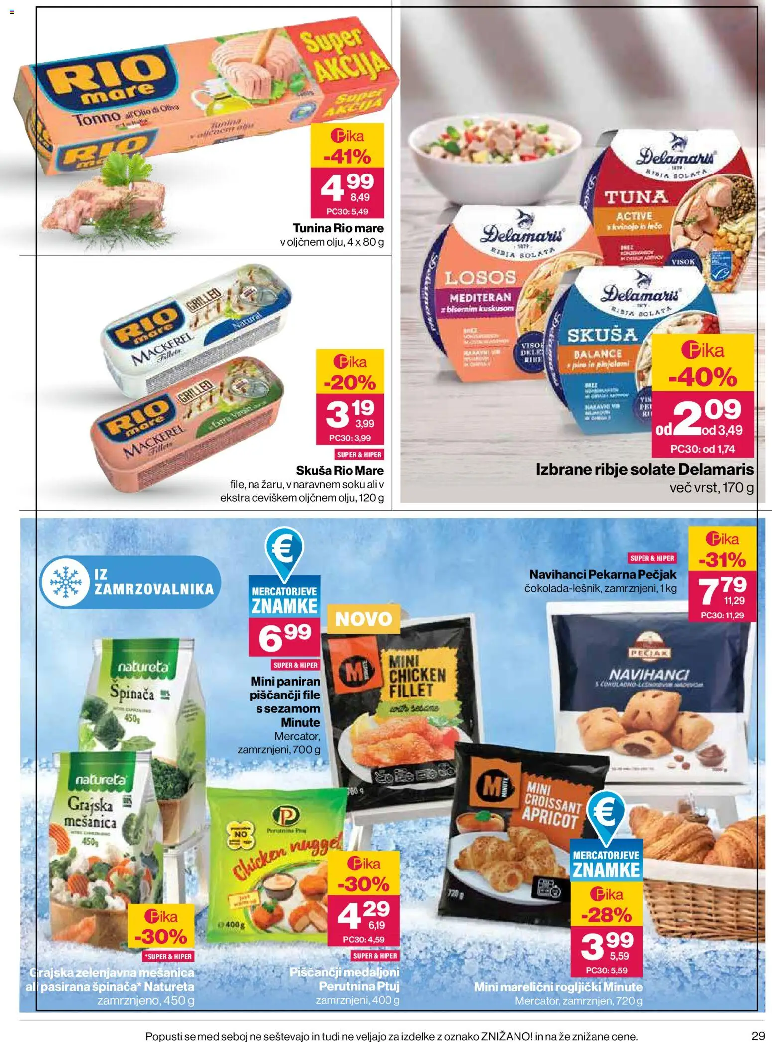 Novi Mercator katalog ponudbe – veljaven od 03.09.2026 | Stran: 29 | Izdelki: Med, Zelenjavna mešanica, Pekarna, Rogljički