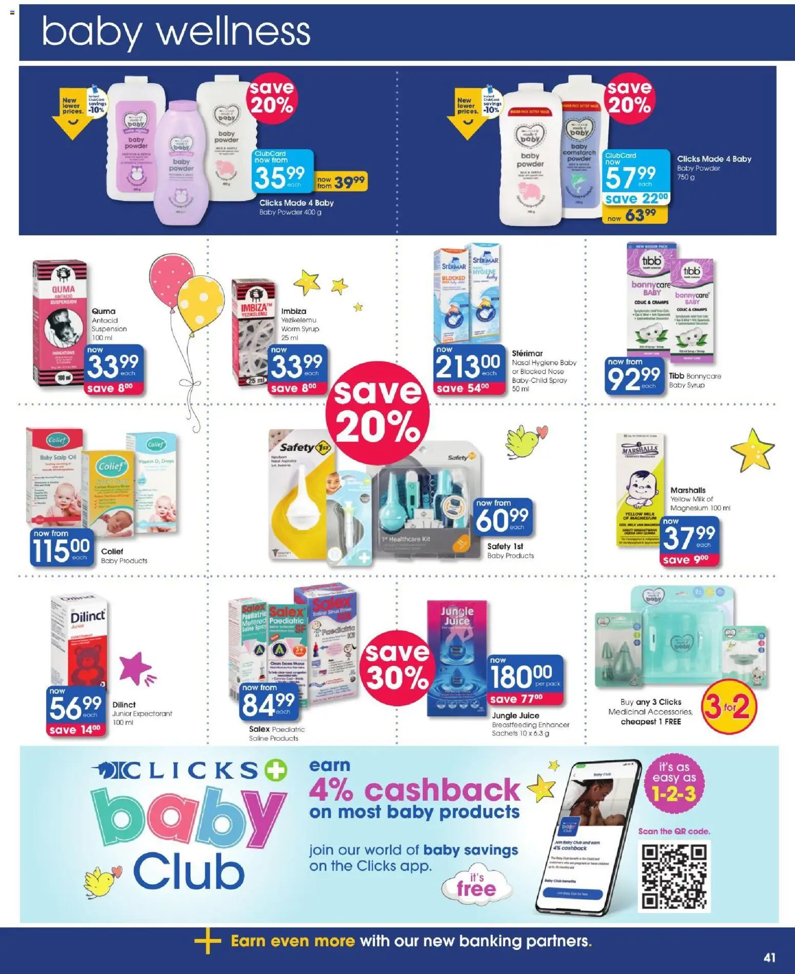 New Clicks catalogue – valid from 22/10/2026 | Page: 41 | Products: Milk, Juice, Powder, Syrup