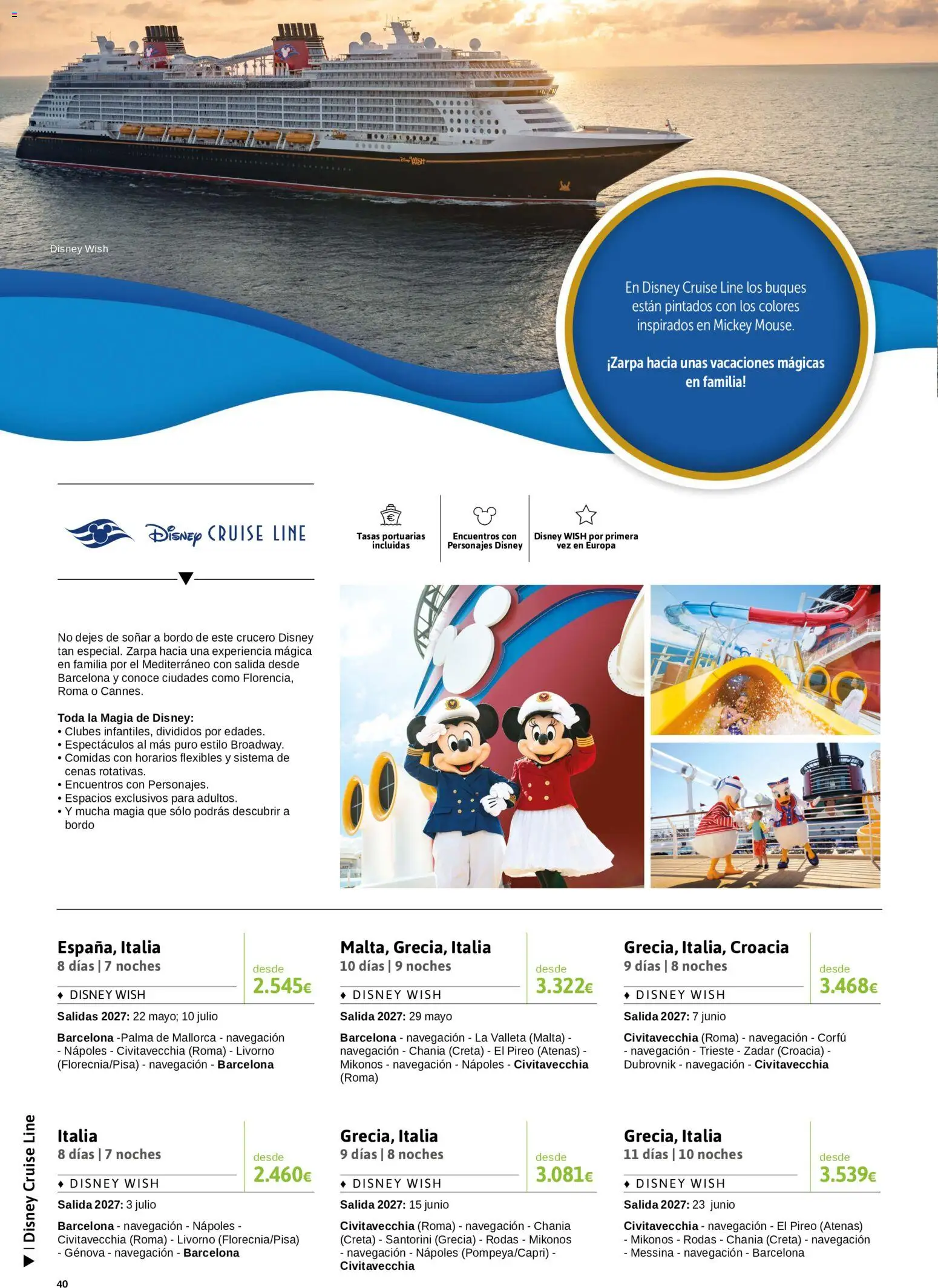 Viajes El Corte Inglés Crucero fantástico │ válido desde el 14/09/2026 | Página: 40 | Productos: Navegación