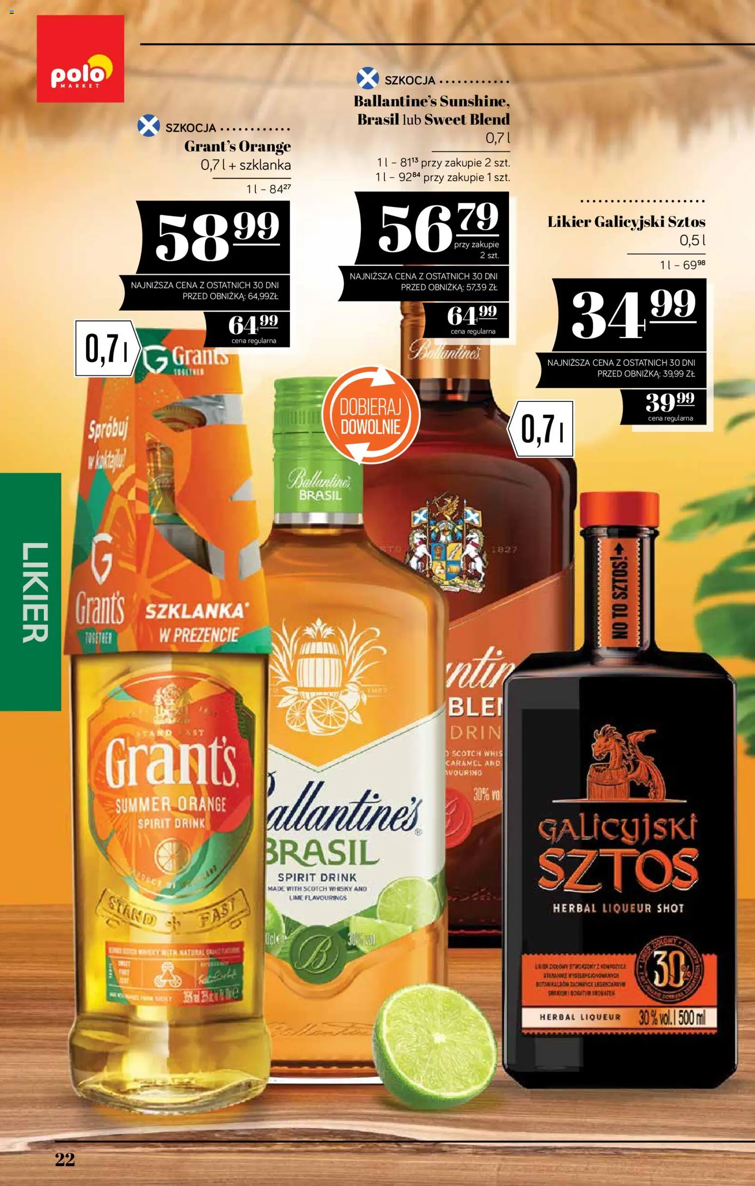 POLOmarket katalog - Alkoholi od 16.07.2026 | Strona: 22 | Produkty: Szklanka, Grant's, Whisky