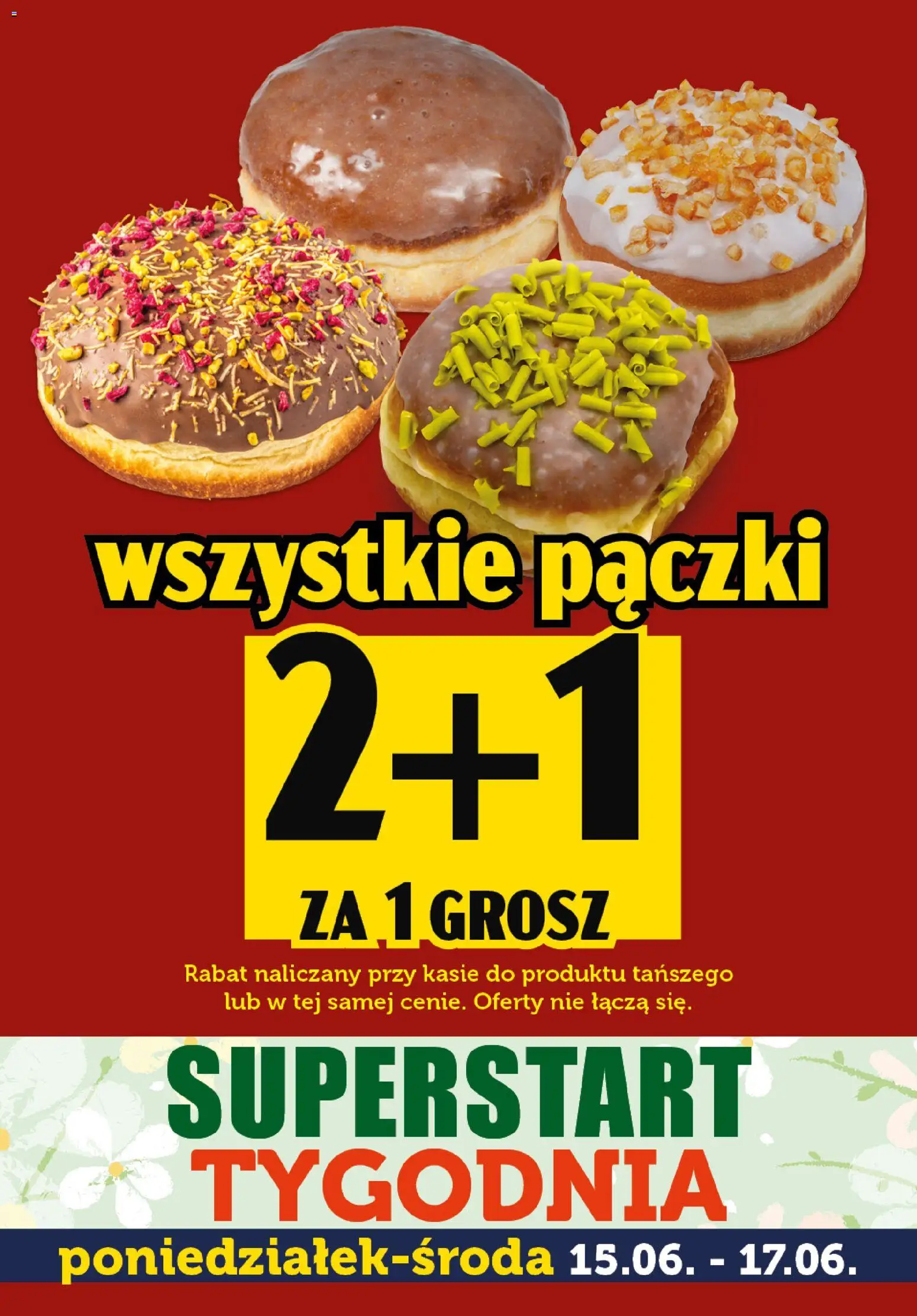 Topaz gazetka - Superstart tygodnia od 15.06.2026 | Strona: 4 | Produkty: Pączki