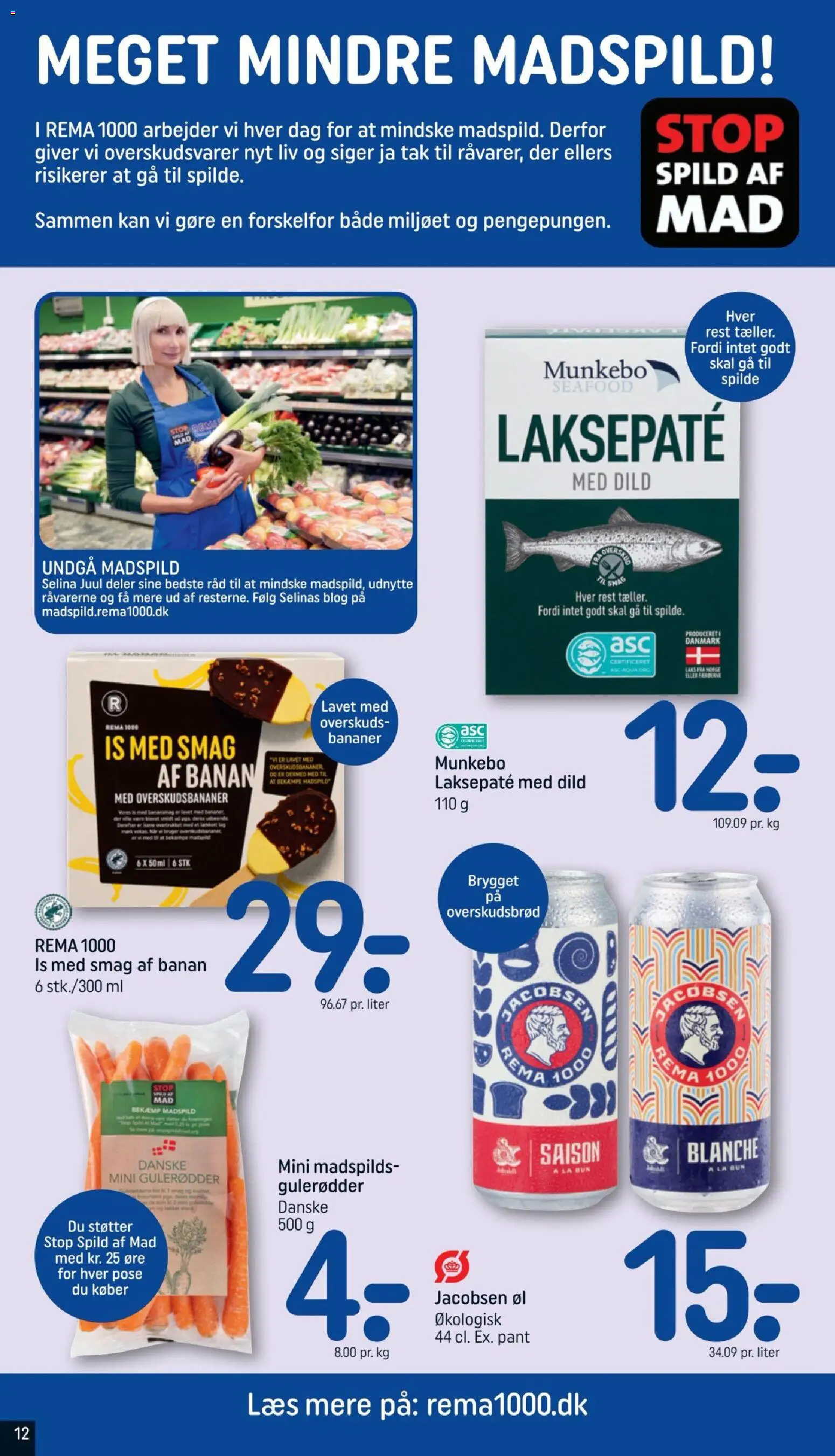 Rema 1000 tilbudsavis – gyldig fra 18/10/2026 | Side: 12 | Produkter: Øl, Bananer, Gulerødder, Dild