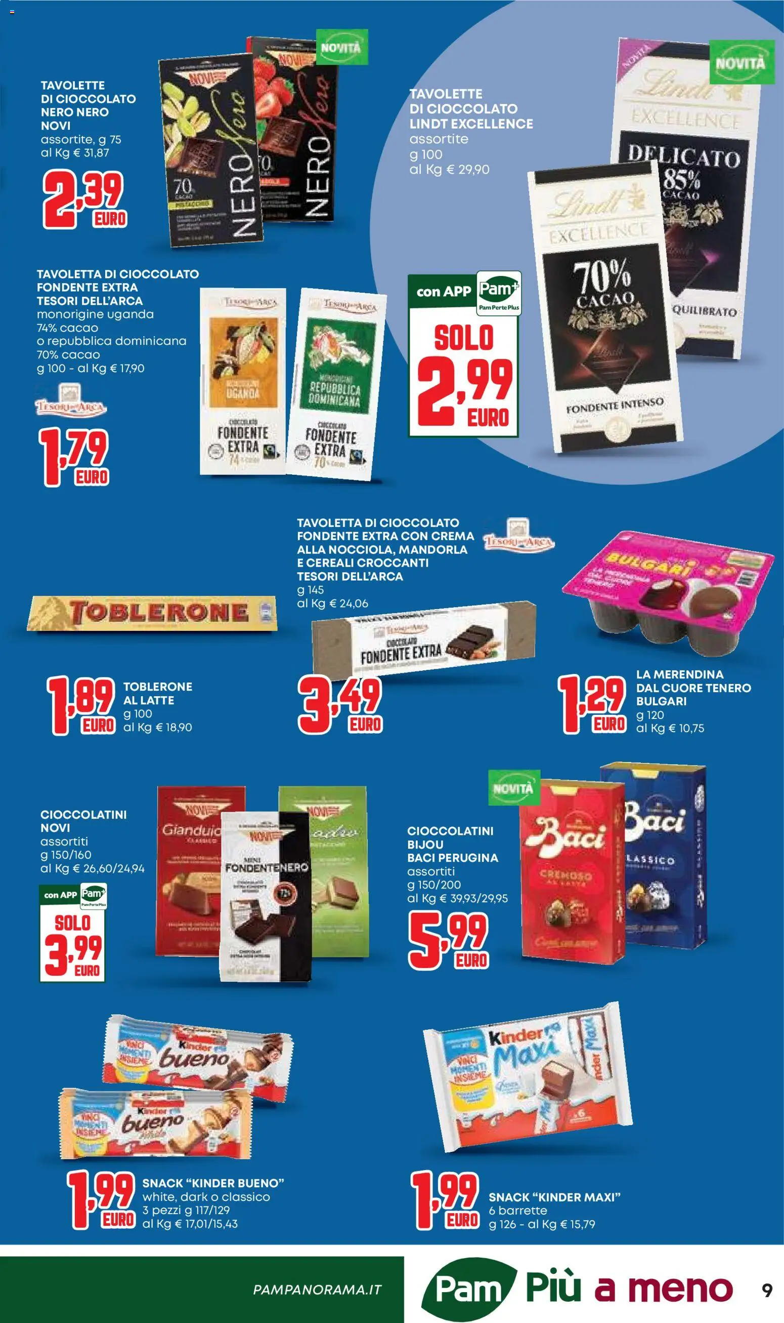 Volantino Panorama del 22/10/2026 | Pagina: 9 | Prodotti: Crema, Cioccolato, Lindt, Cacao