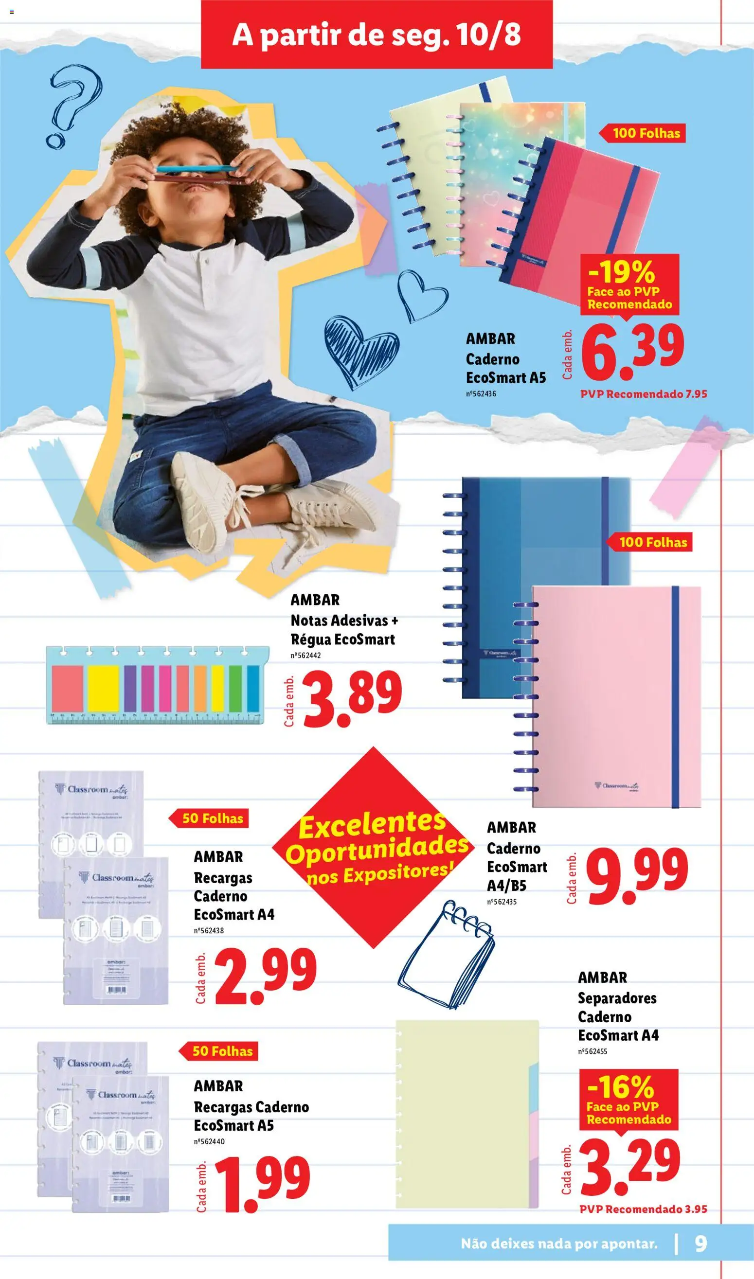 Lidl Folheto Especial │ válido de 10/08/2026 | Página: 9 | Produtos: Caderno, Notebook