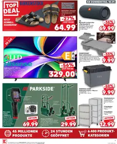 Kaufland Prospekt Leipzig ab 10.09.2026 gültig | Seite: 7 | Produkte: Kamera, Tasche, Hisense, Liege