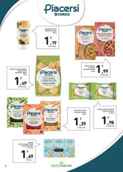 Anteprima del volantino FUSILLI PISELLI VERDI, Fusilli piselli verdi biologici valido a partire dal 22.04.2026 | Pagina: 6 | Prodotti: Riso, Cereali, Lenticchie, Maionese