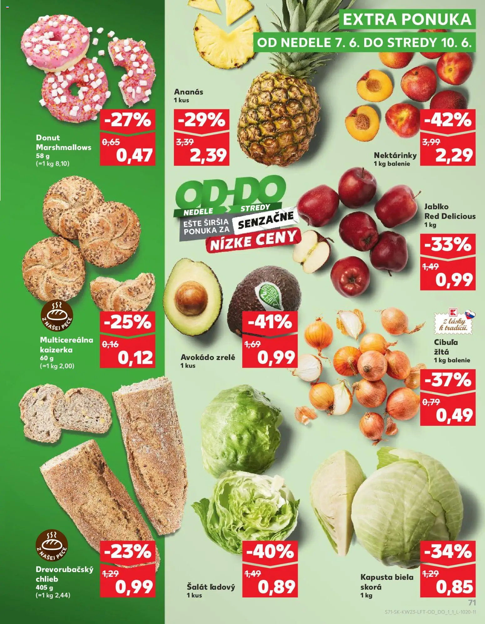 Kaufland SK akciós ujság - amely érvényes a következő dátumtól: 04.06.2026 | Oldal: 71