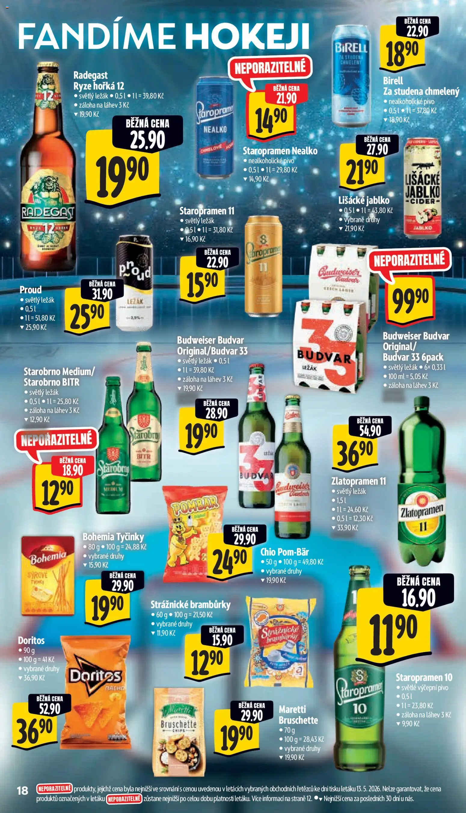 Albert leták - Hypermarket od 20.05.2026 | Strana: 24 | Produkty: Starobrno, Strážnické brambůrky, Staropramen, Radegast