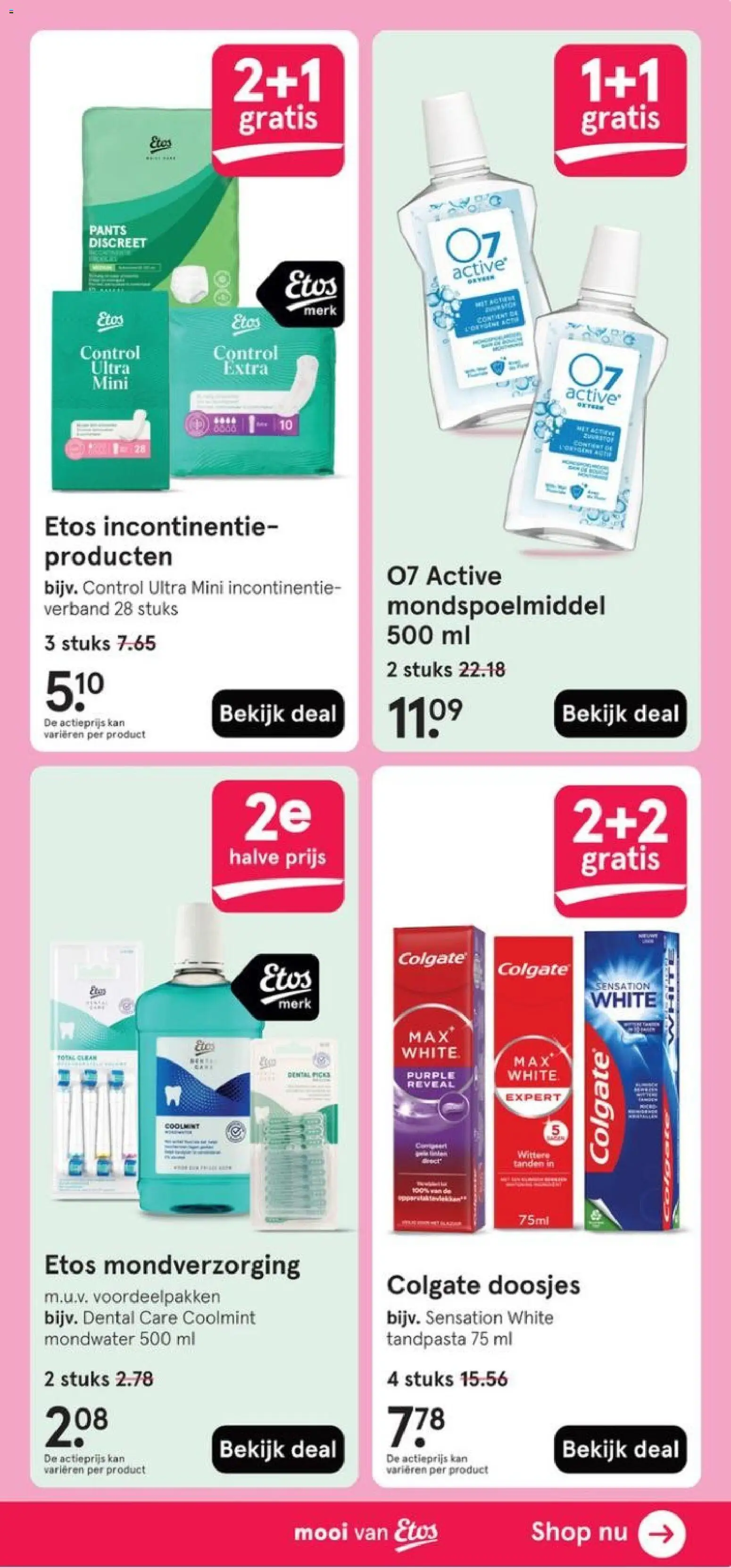 {H1} | Pagina: 39 | Producten: Tandpasta, Mondwater, Kan, Mondverzorging