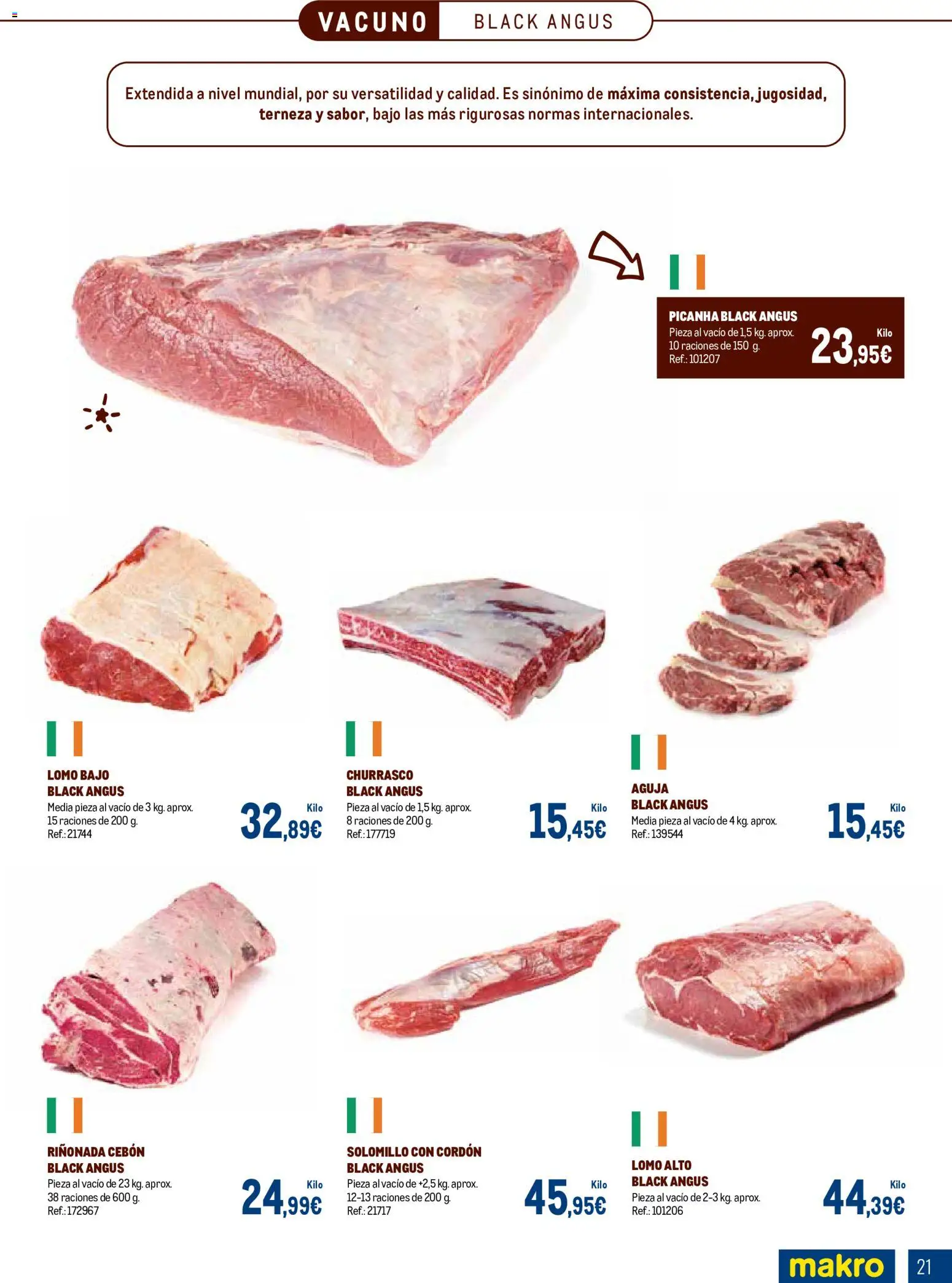 Makro Expertos en carnes │ válido desde el 07/09/2026 | Página: 21 | Productos: Lomo