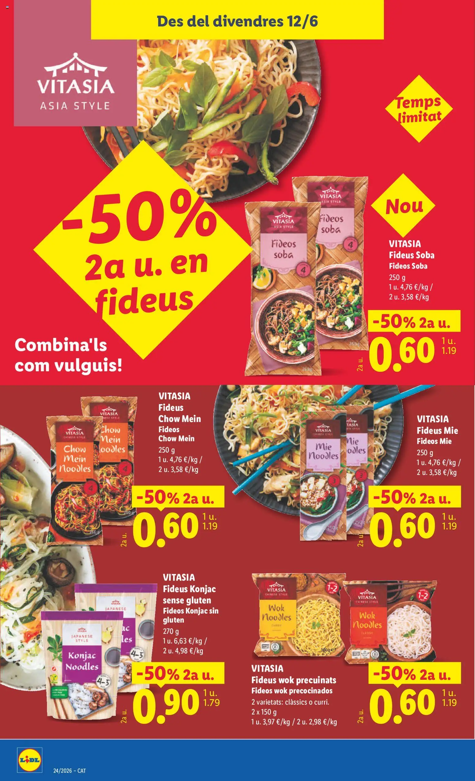 Lidl folleto │ válido desde el 08.06.2026 | Página: 38 | Productos: Fideos