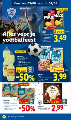 WAGNER Pizza, burger style of cheese jalapeño, 2 x 195 g - 2 x 200 g - Voorbeeld van een folder van Lidl, geldig van 01.06.2026 | Pagina: 14