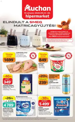 Auchan akciós újság - amely érvényes a következő dátumtól: 2026.09.24.