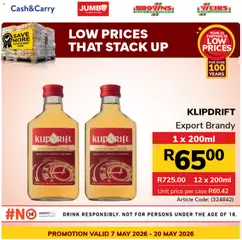 Jumbo specials catalogue – valid from 07.05.2026 | Page: 3 | Products: Case, Brandy