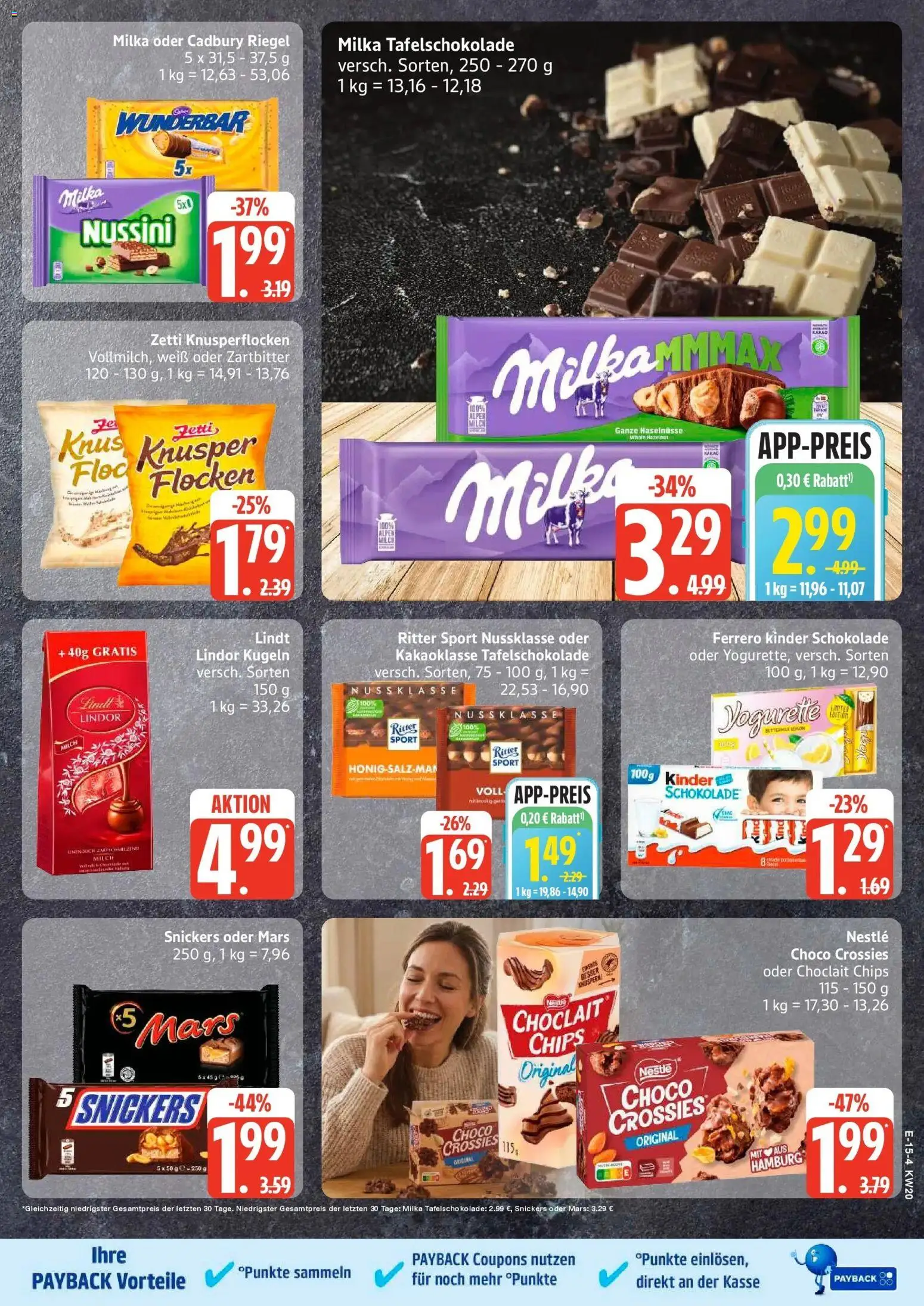 Marktkauf Prospekt Grevesmühlen	 – gültig ab 10.05.2026 | Seite: 15 | Produkte: Kinder schokolade, Milch, Ritter sport, Chips