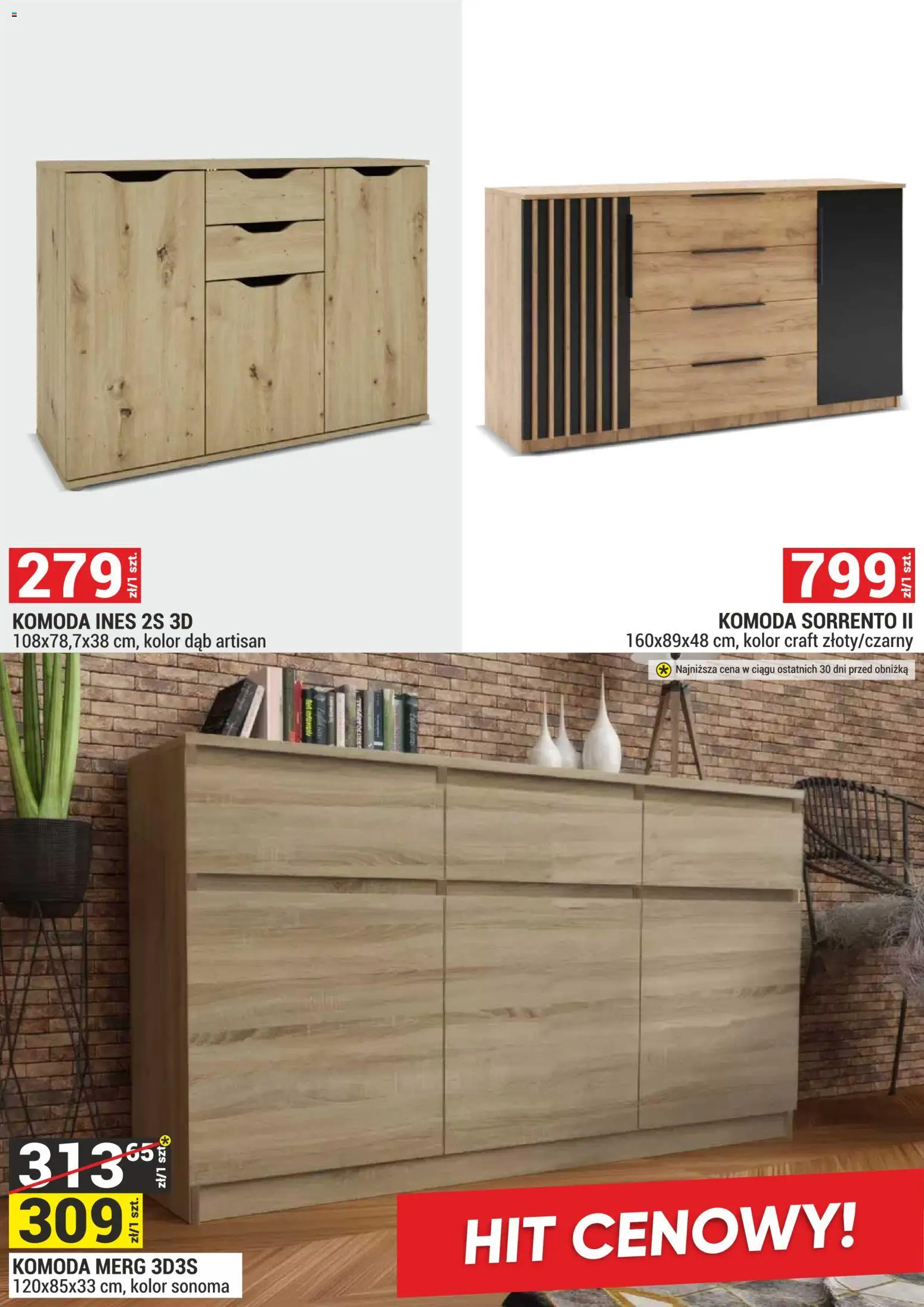 Merkury Market gazetka - Meble, Wypoczynki, Materace od 01.07.2026 | Strona: 31 | Produkty: Komoda