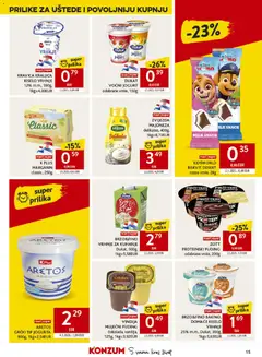 Konzum Katalog - Pregled kataloga iz trgovine Konzum, vrijedi od 29.07.2026 | Stranica: 15