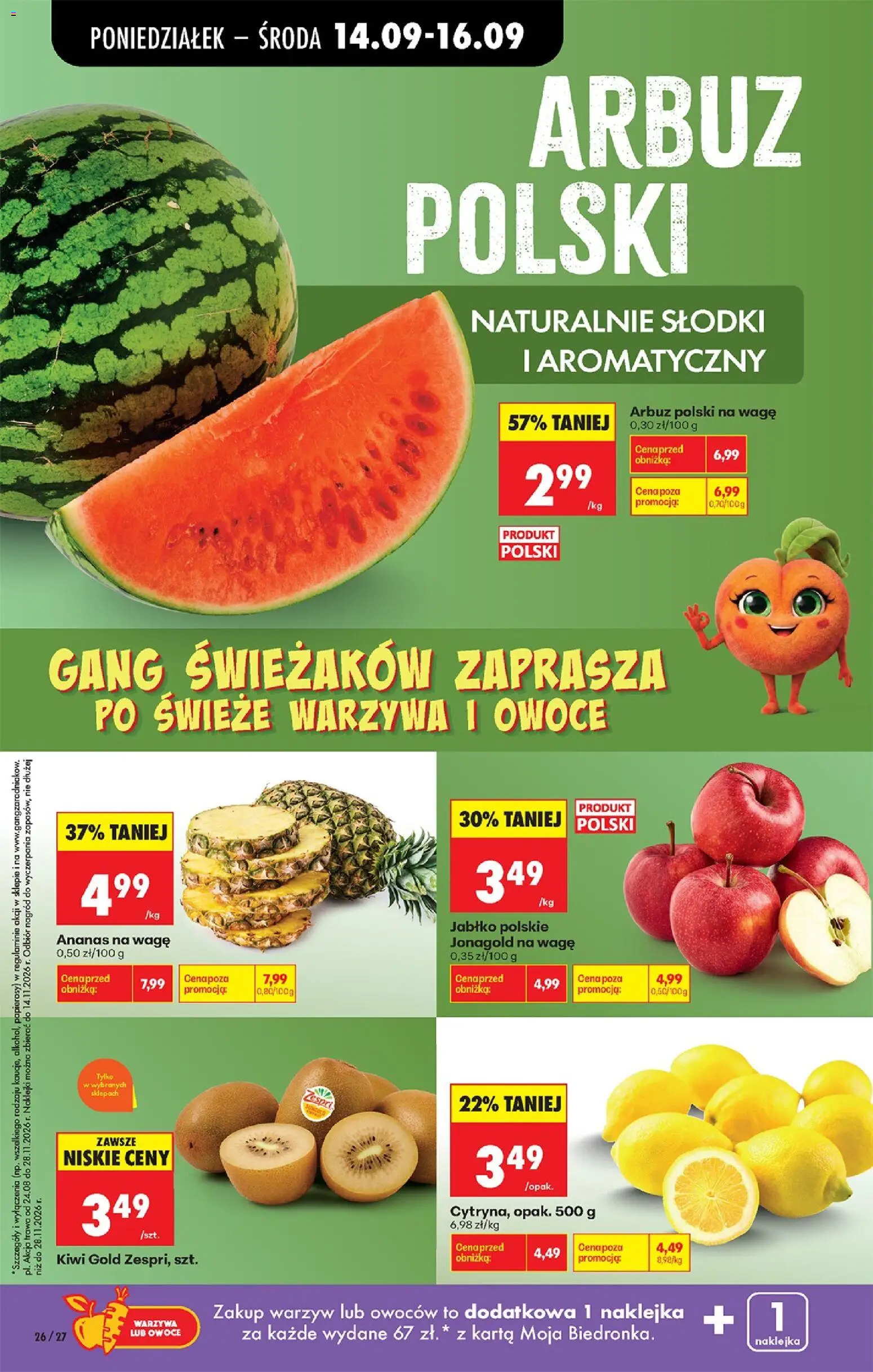 Biedronka gazetka od poniedziałku od 14.09.2026 | Strona: 36