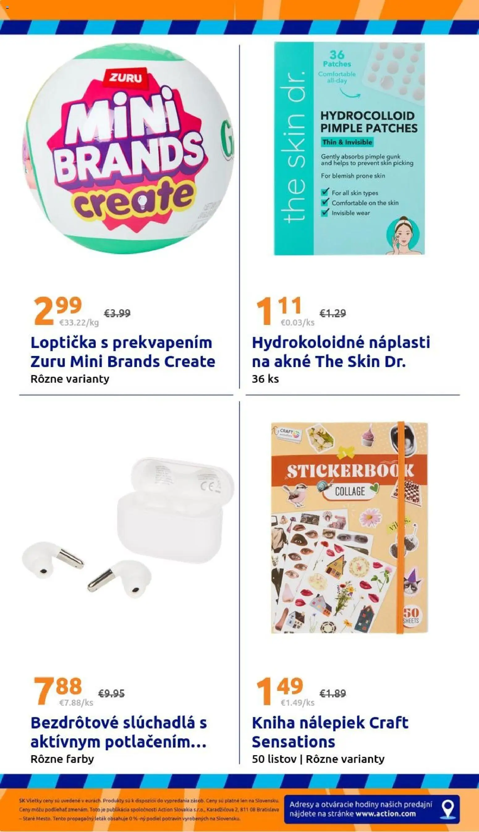 Nové Action akcie – leták je platný od 02.09.2026 | Strana: 32 | Produkty: Hodiny, Slúchadlá, Bezdrôtové slúchadlá
