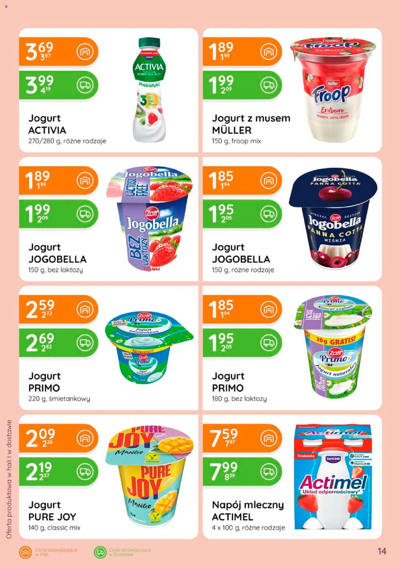 Eurocash gazetka od 28.05.2026 | Strona: 14 | Produkty: Mango, Bez laktozy, Jogurt