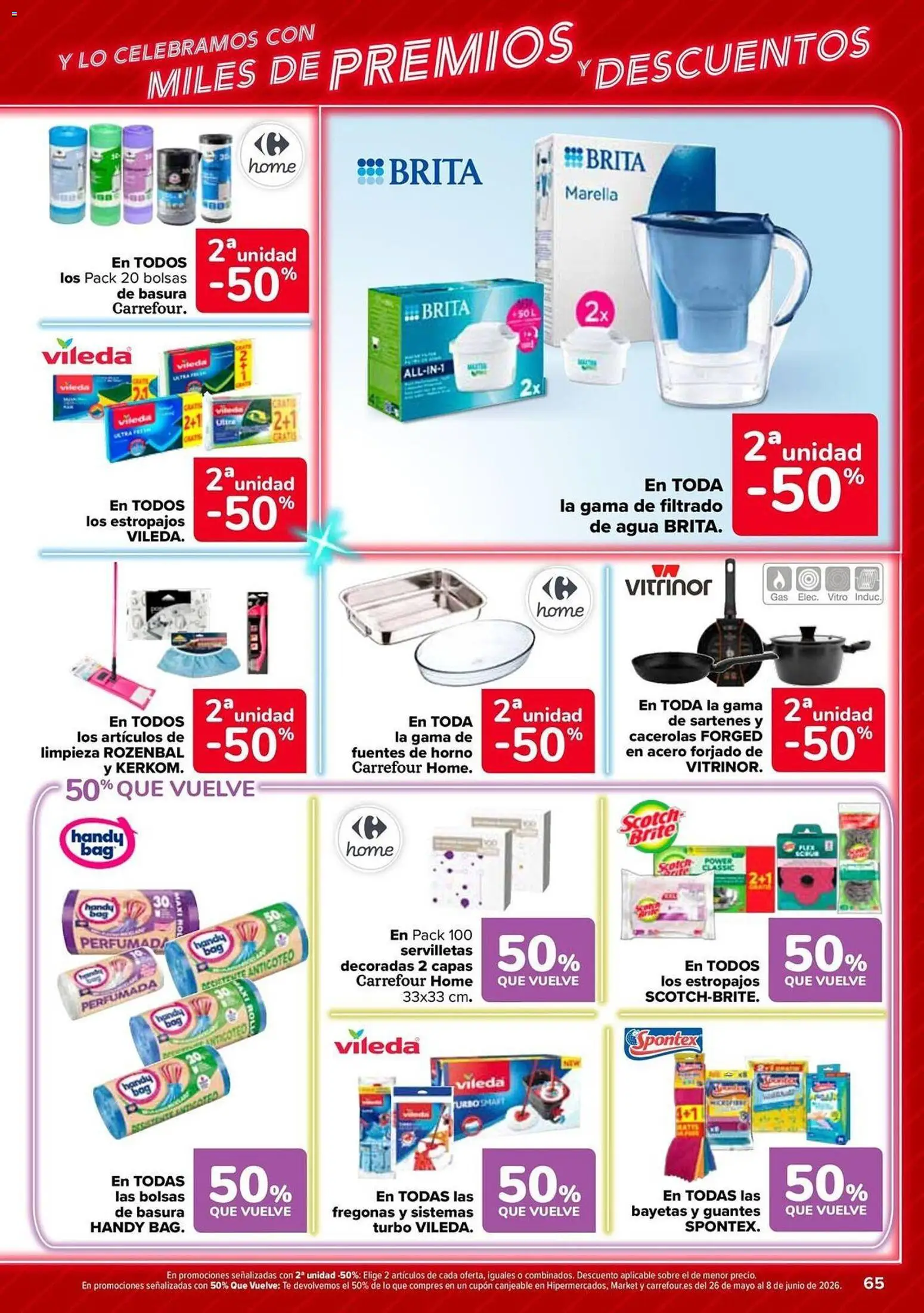 Carrefour folleto │ válido desde el 12.05.2026 | Página: 65 | Productos: Guantes, Té, Horno