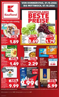 Kaufland Prospekt Jena ab 01.10.2026 gültig