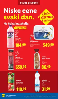 SAGUARO Negazirana voda, 1,5 l - pregled Lidl kataloga - važi od 09.07.2026 | Strana: 40