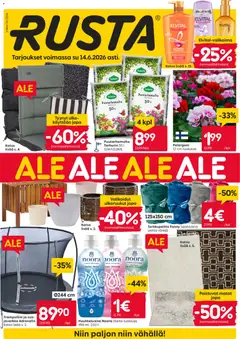 Rusta-mainoslehti voimassa 08.06.2026 alkaen